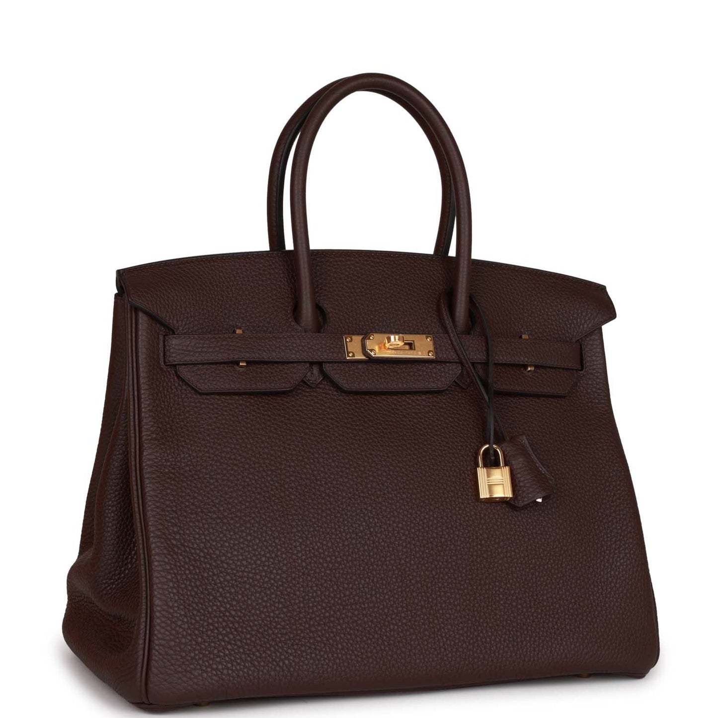 Luxury Hermes Birkin 35 Rouge Sellier Clemence Gold Hardware