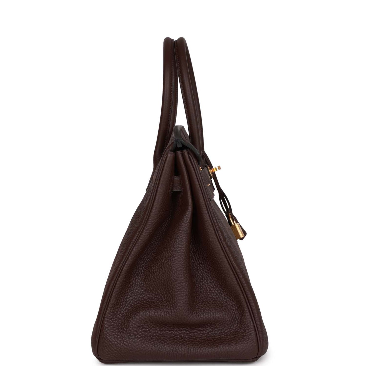 Luxury Hermes Birkin 35 Rouge Sellier Clemence Gold Hardware