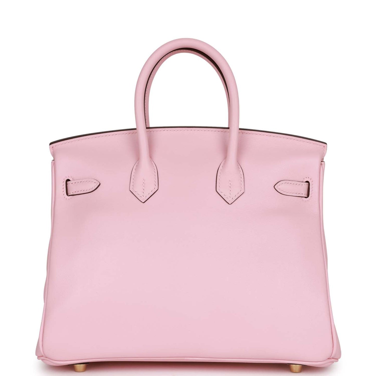 Top Quality Luxury Hermes Birkin 25 Rose Sakura Swift Gold Hardware