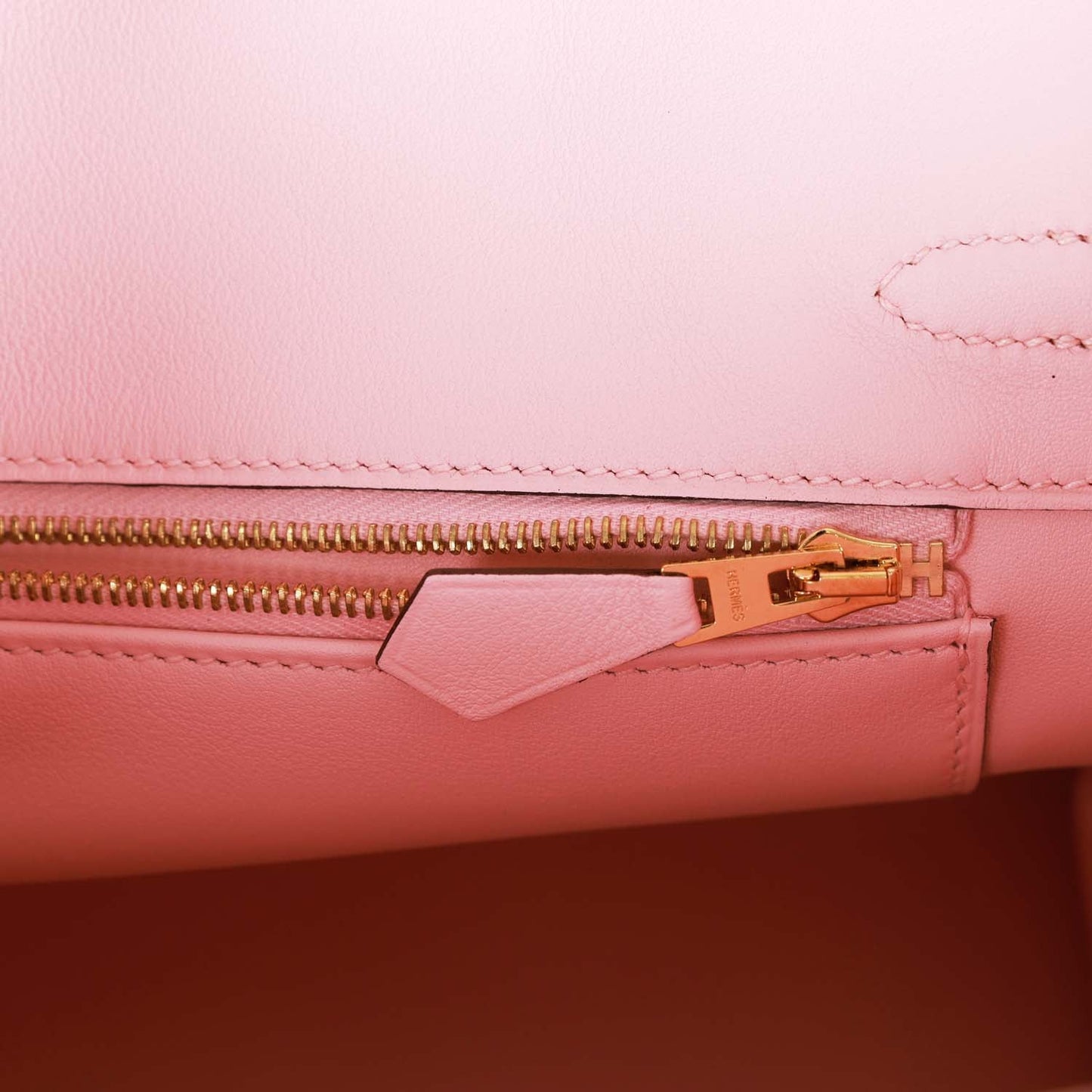 Top Quality Luxury Hermes Birkin 25 Rose Sakura Swift Gold Hardware