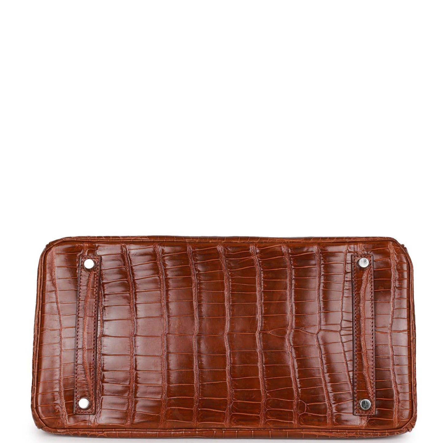 Top Quality Luxury Hermes Birkin 35 Miel Shiny Porosus Crocodile Palladium Hardware
