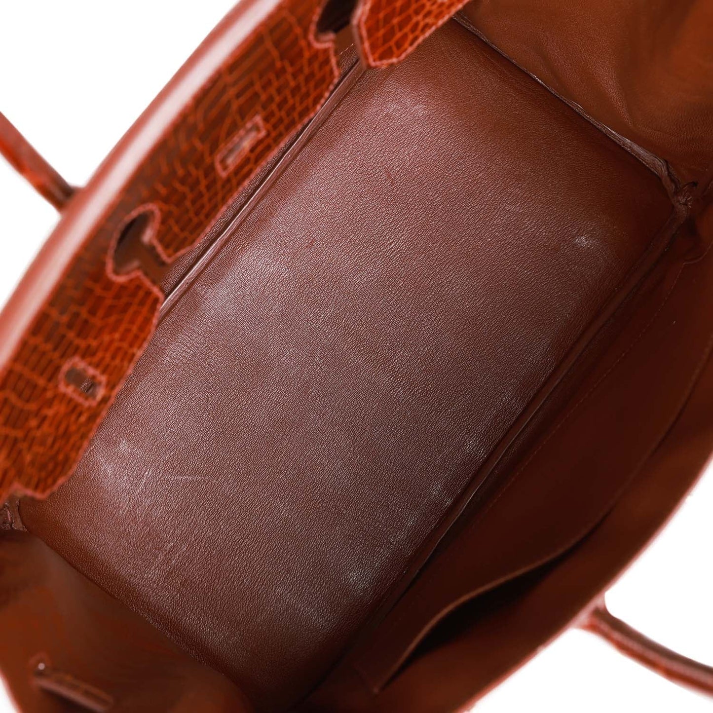 Top Quality Luxury Hermes Birkin 35 Miel Shiny Porosus Crocodile Palladium Hardware