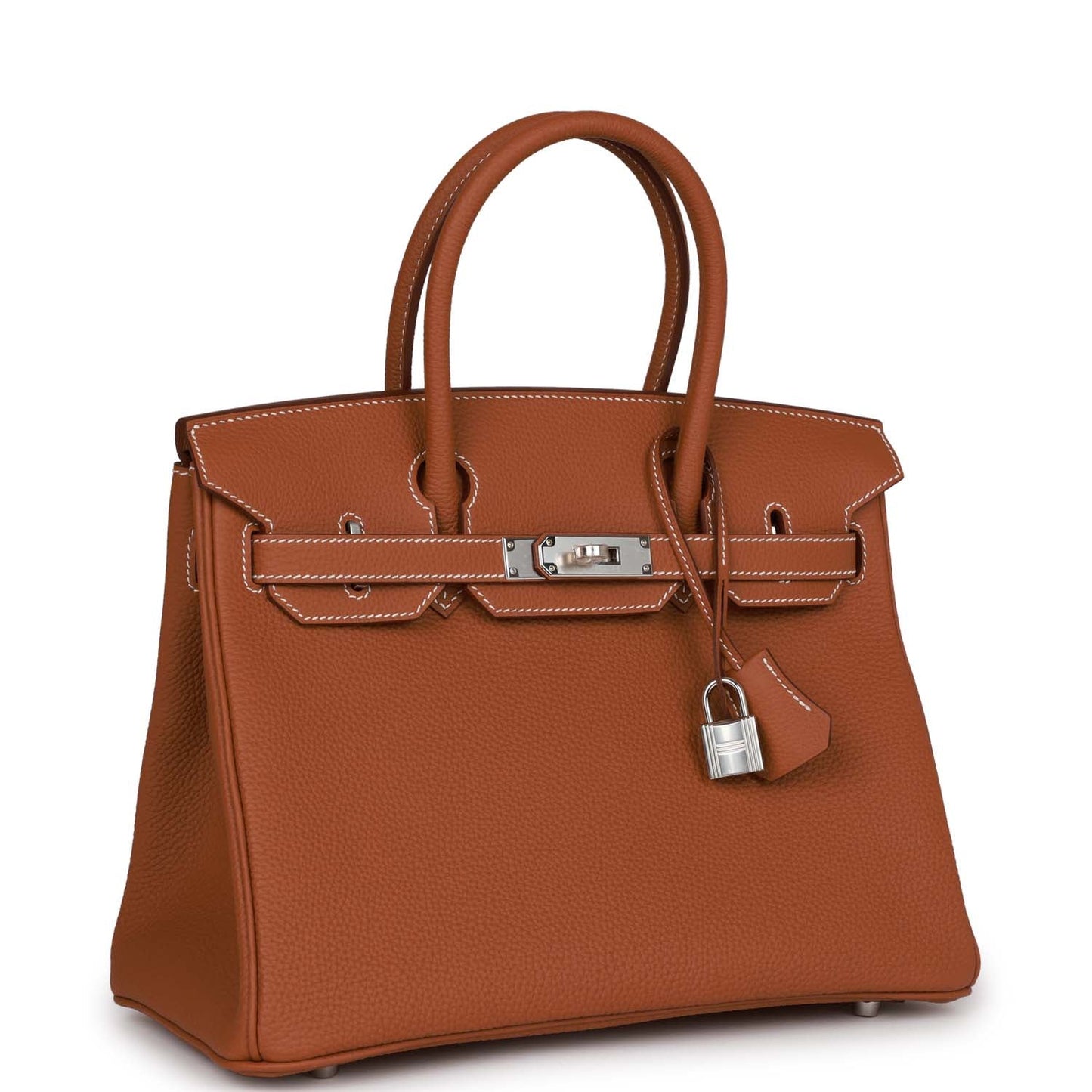 Luxury Hermes Birkin 30 Gold Togo Palladium Hardware