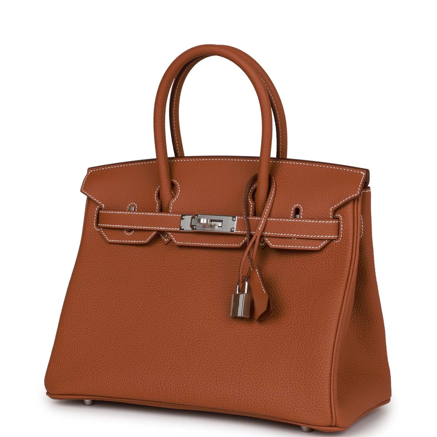Luxury Hermes Birkin 30 Gold Togo Palladium Hardware