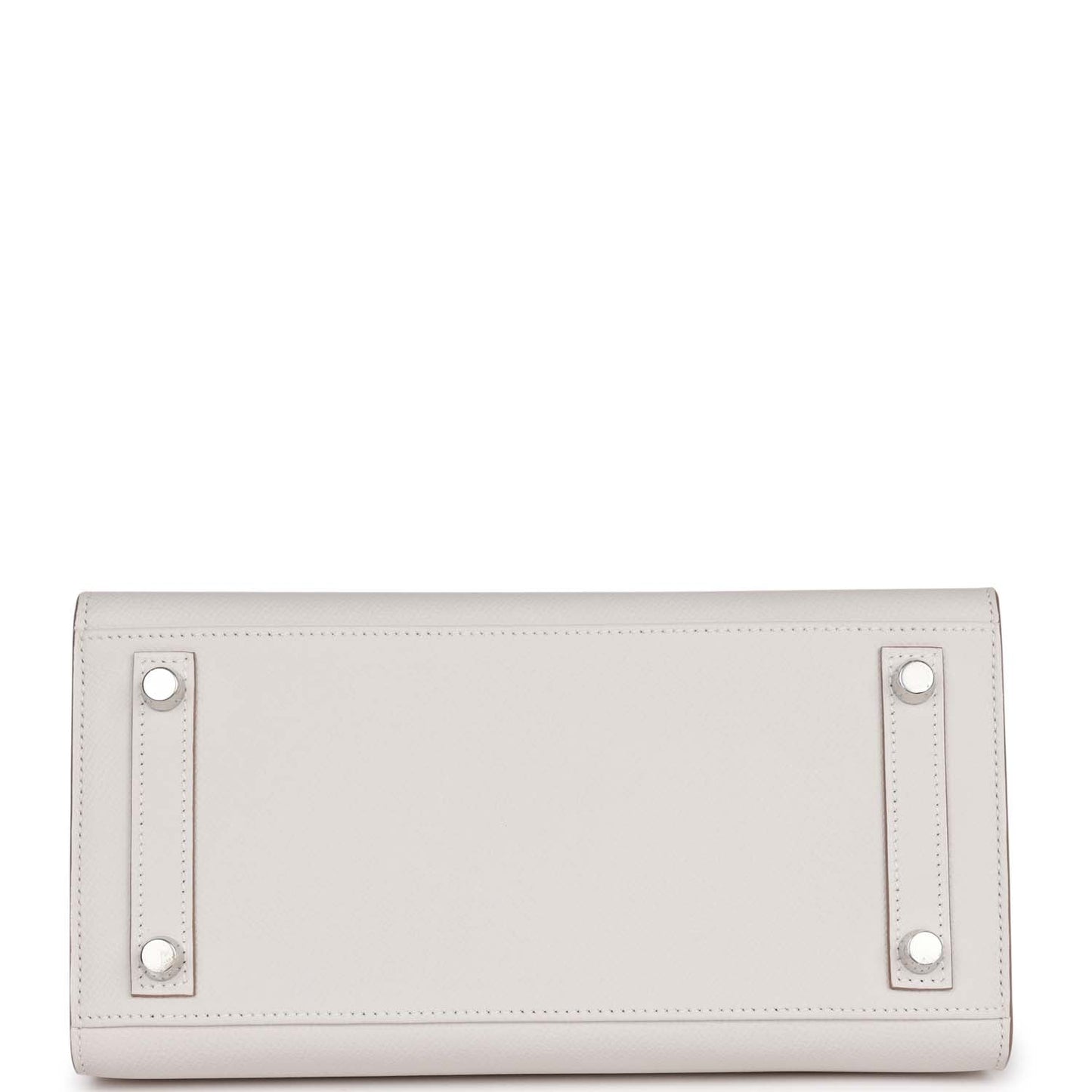 Luxury Hermes Birkin Sellier 25 Gris Pale Epsom Palladium Hardware