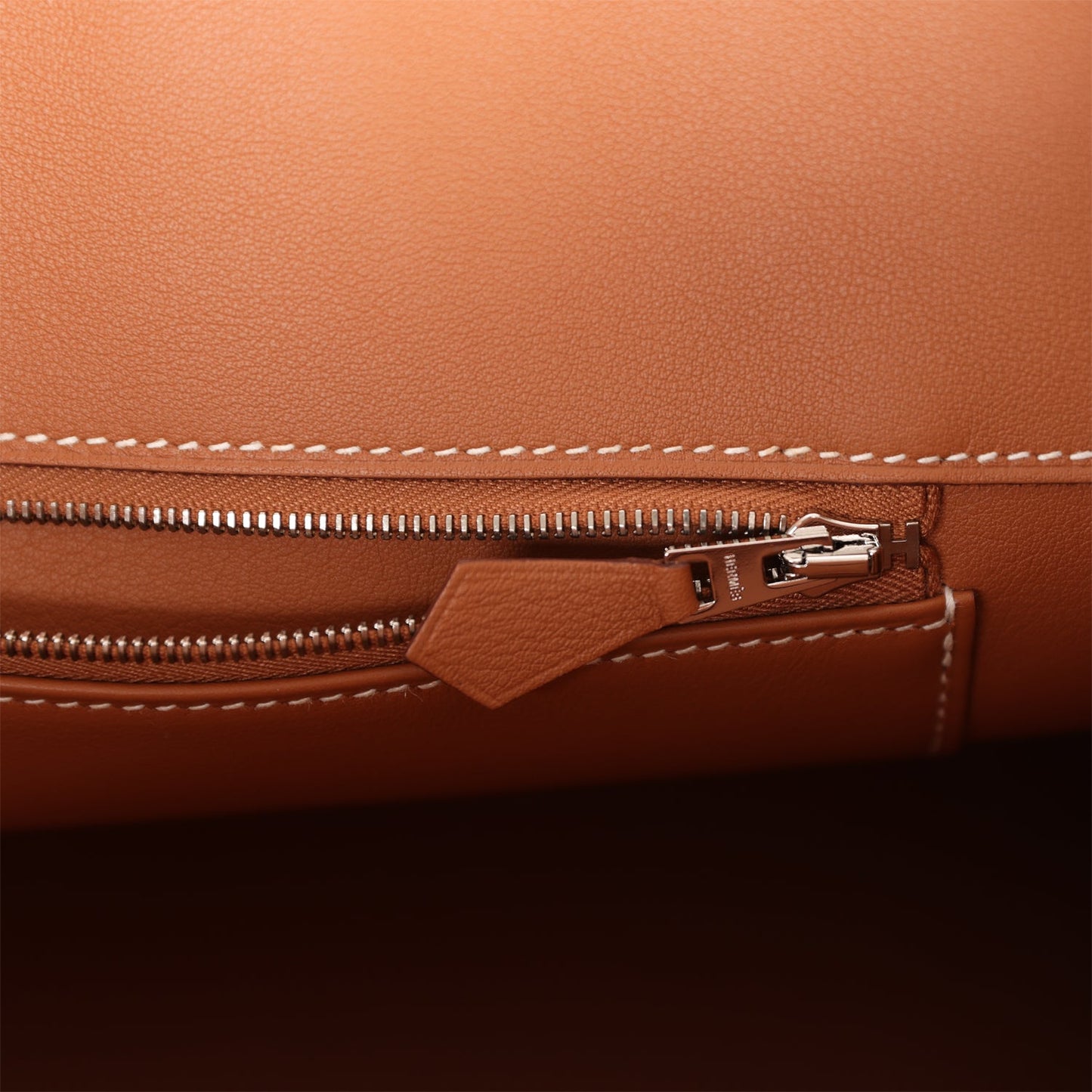 Luxury Hermes Birkin Shadow 35 Gold Swift Palladium Hardware