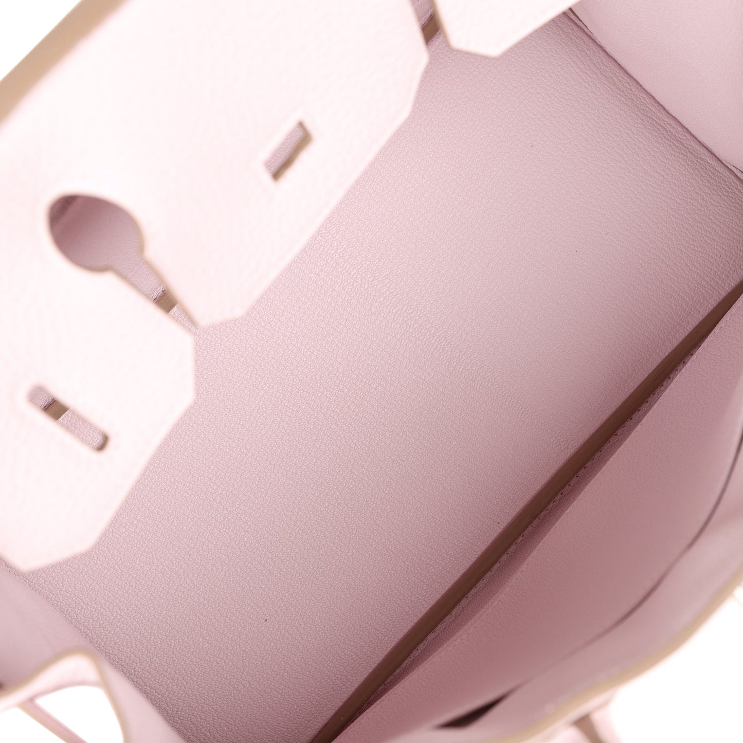 Luxury Hermes Birkin 30 Mauve Pale Clemence Palladium Hardware