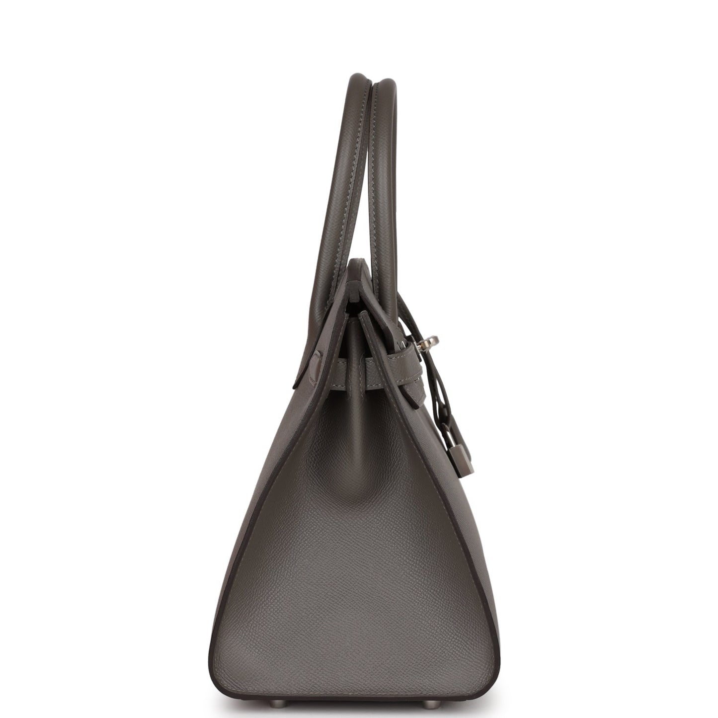 Luxury Hermes Birkin Sellier 30 Gris Meyer Epsom Palladium Hardware