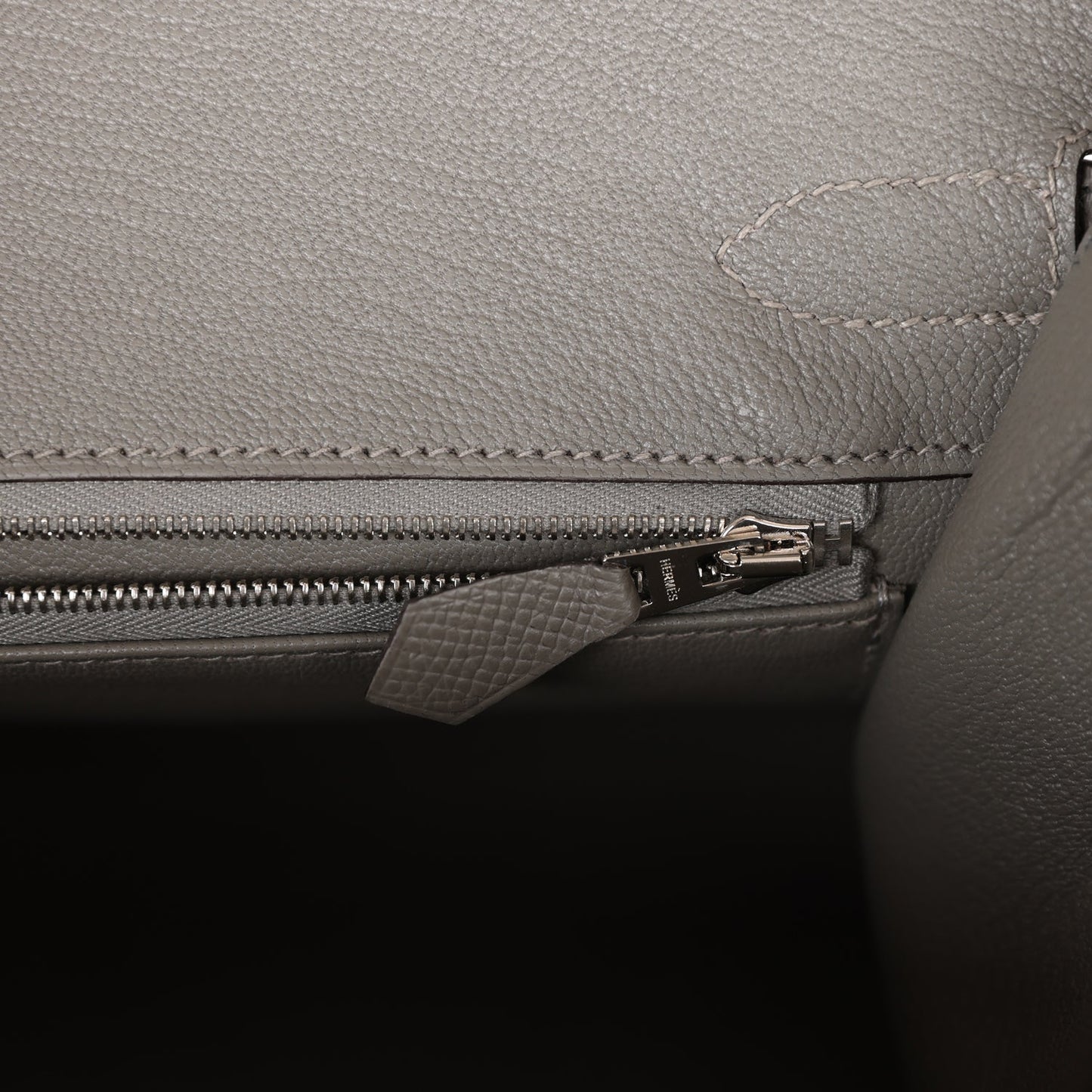 Luxury Hermes Birkin Sellier 30 Gris Meyer Epsom Palladium Hardware