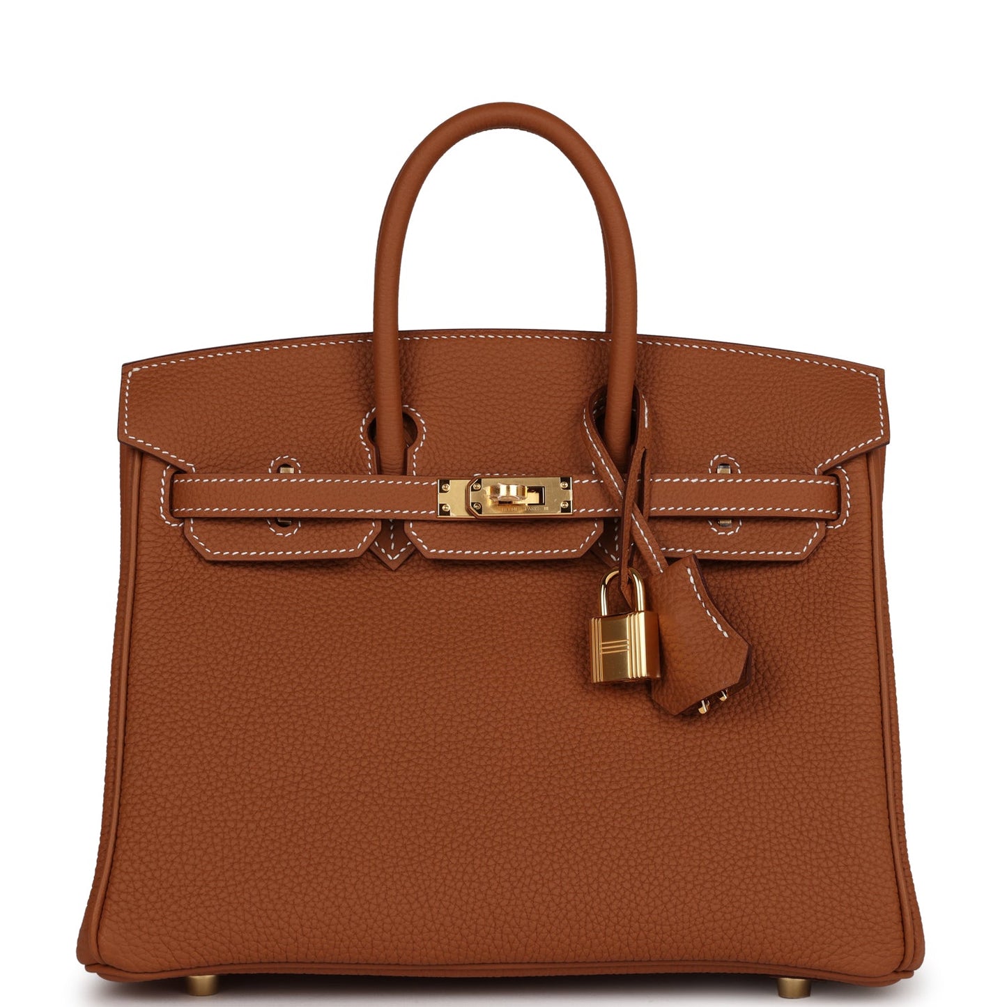Luxury Hermes Birkin 25 Gold Togo Gold Hardware