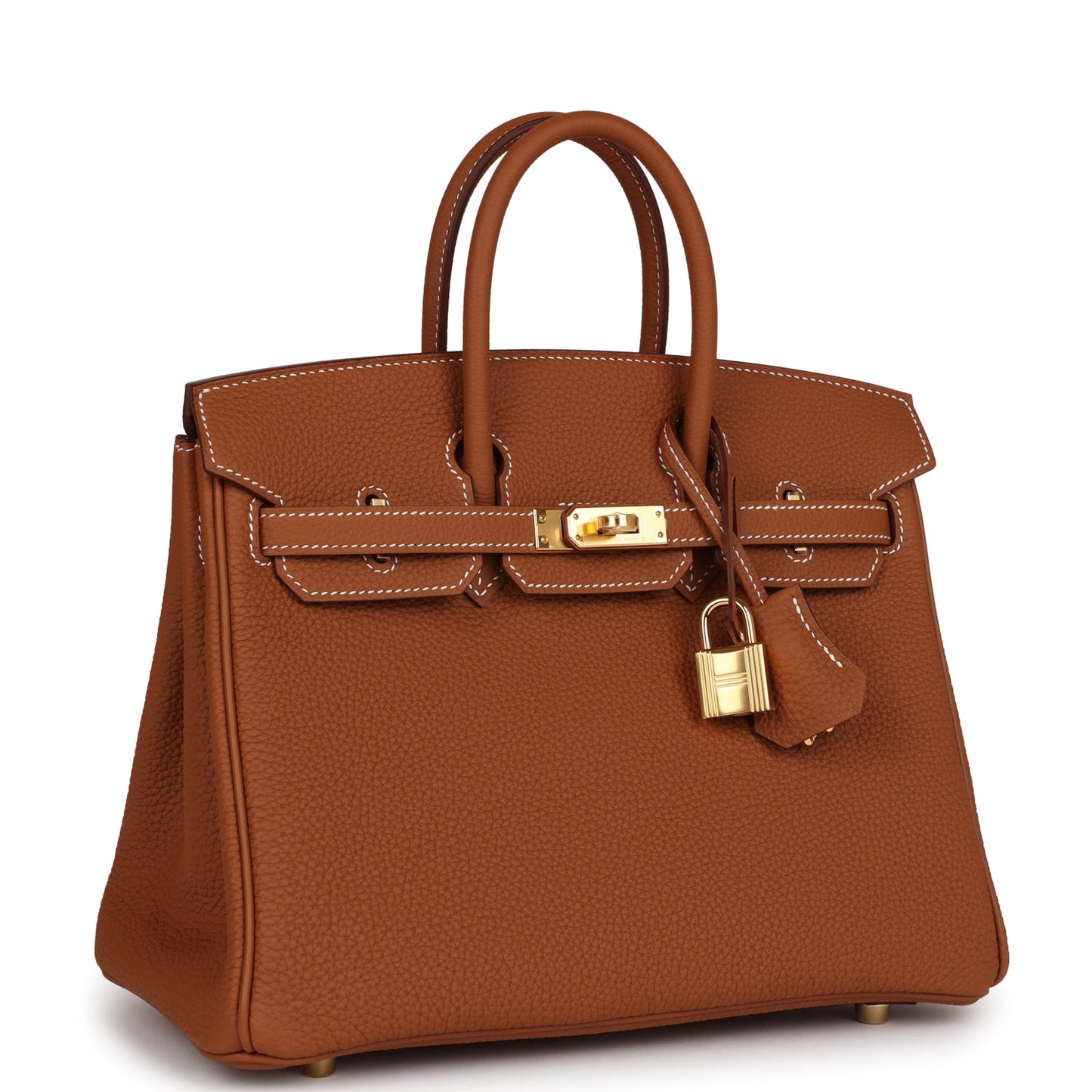 Luxury Hermes Birkin 25 Gold Togo Gold Hardware