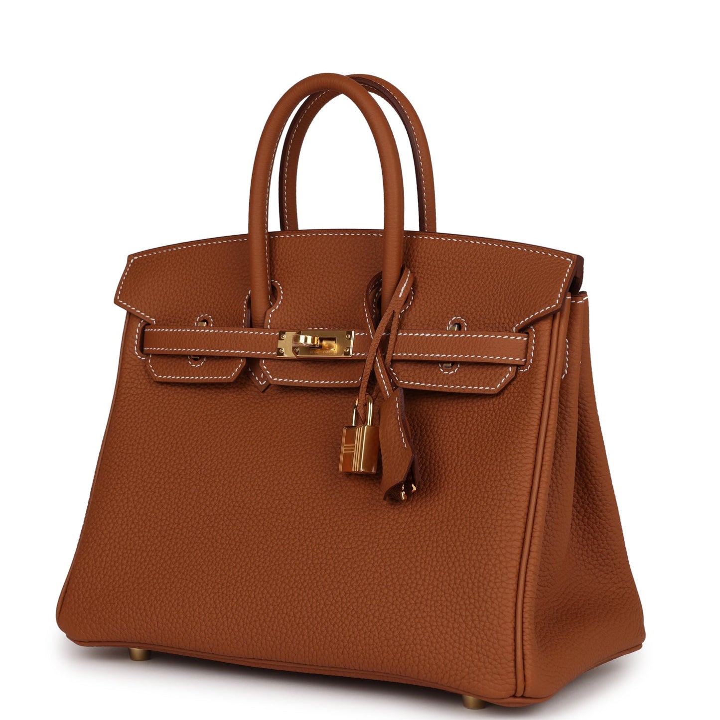Luxury Hermes Birkin 25 Gold Togo Gold Hardware