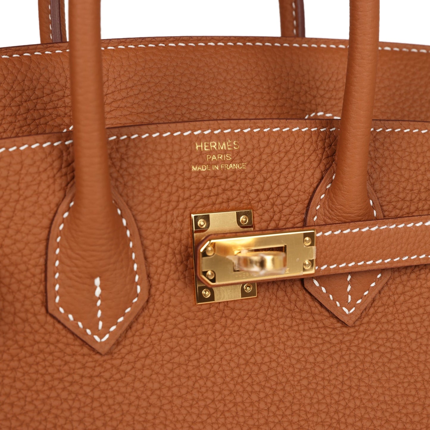Luxury Hermes Birkin 25 Gold Togo Gold Hardware