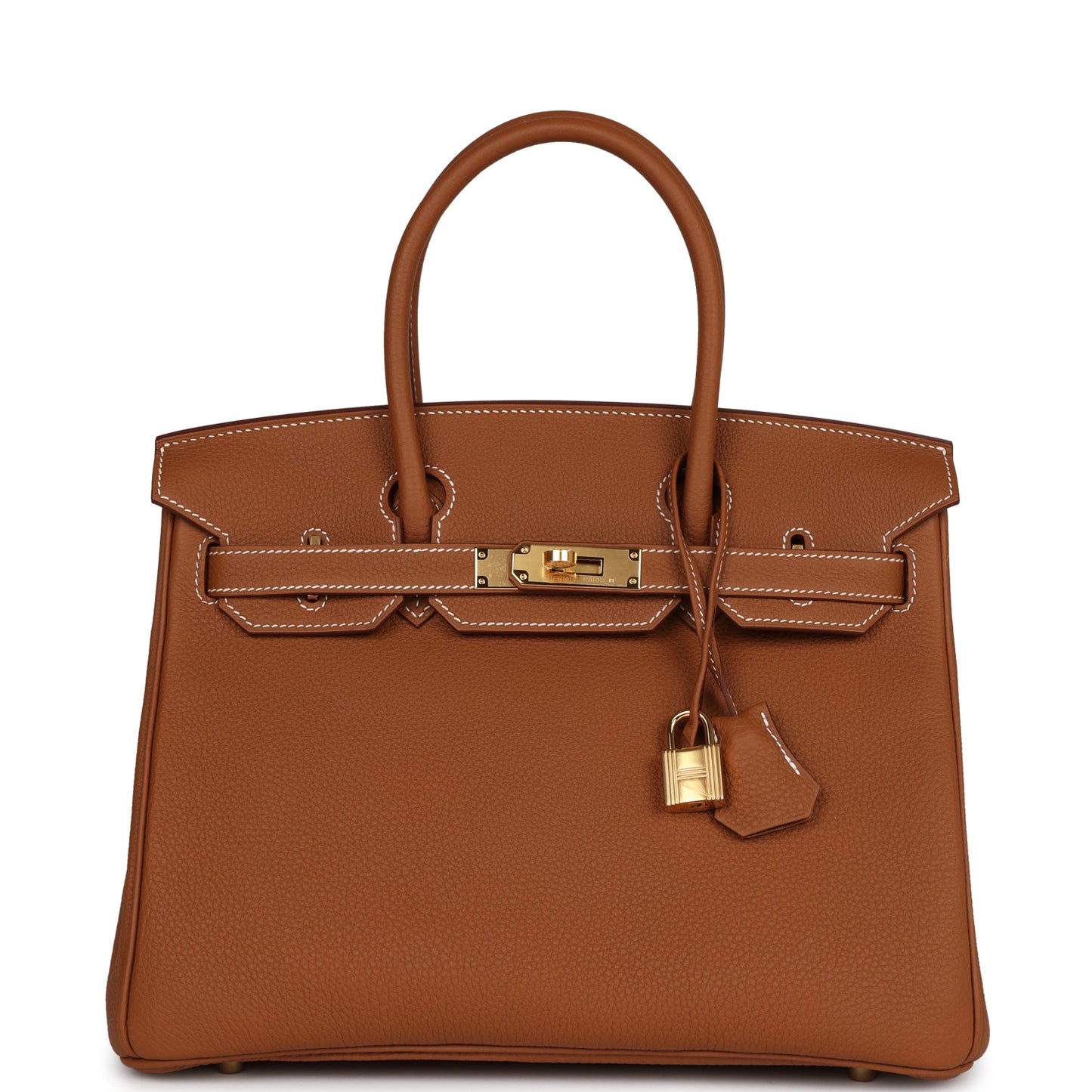 Luxury Hermes Birkin 30 Gold Togo Gold Hardware