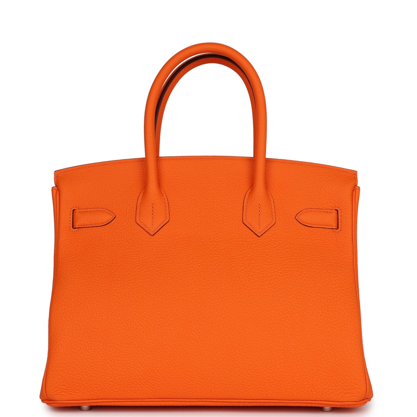 Luxury Hermes Birkin 30 Orange Minium Togo Palladium Hardware
