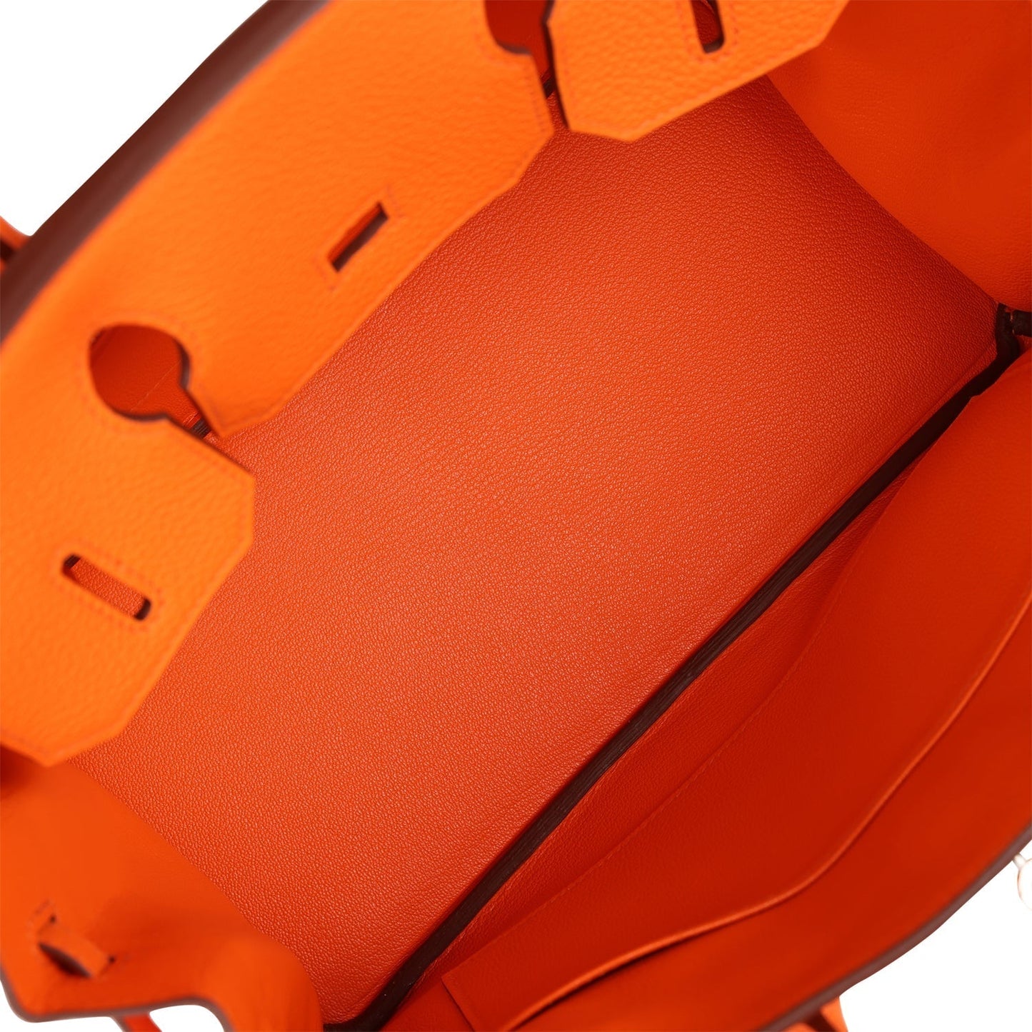 Luxury Hermes Birkin 30 Orange Minium Togo Palladium Hardware