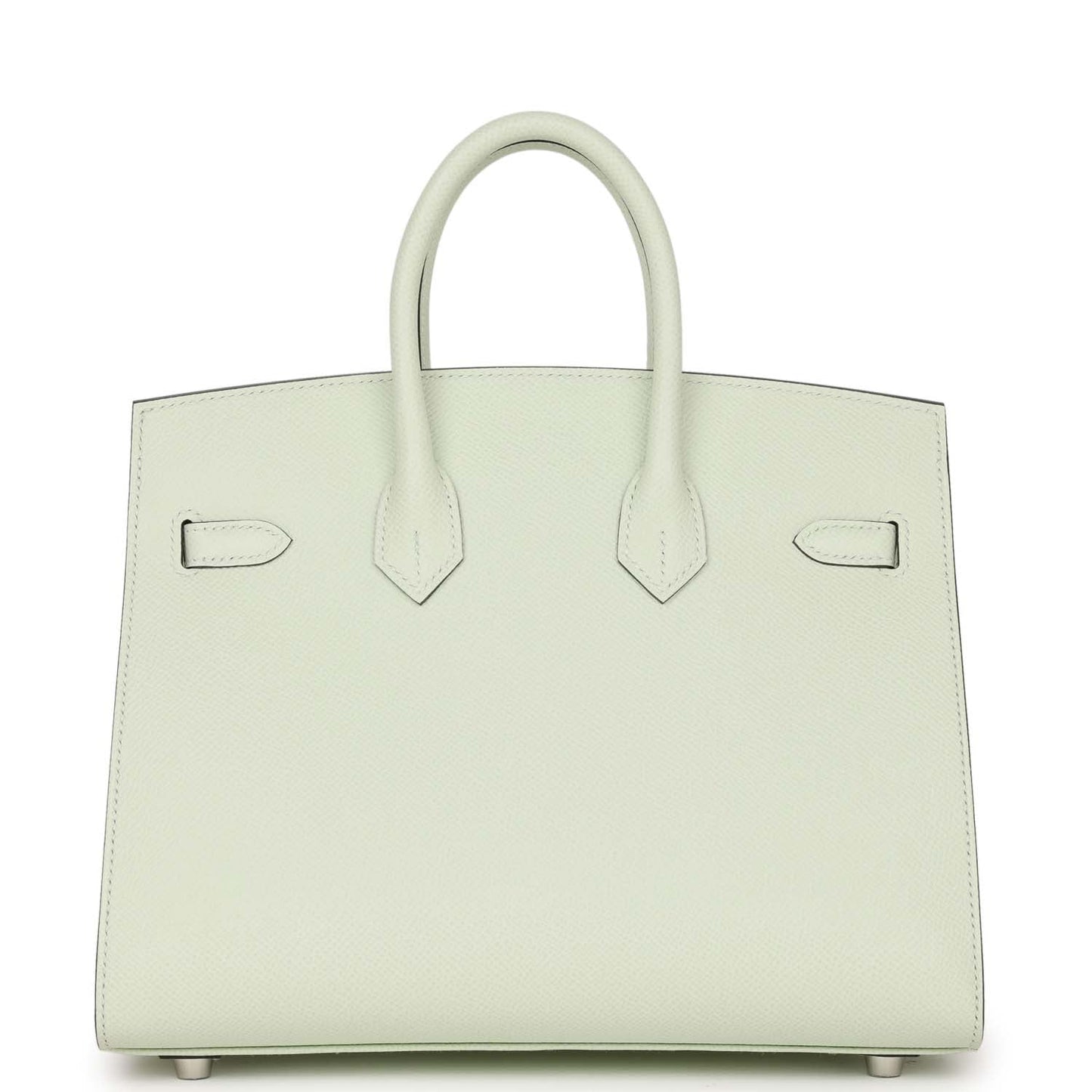 Luxury Hermes Birkin Sellier 25 Vert Fizz Epsom Palladium Hardware