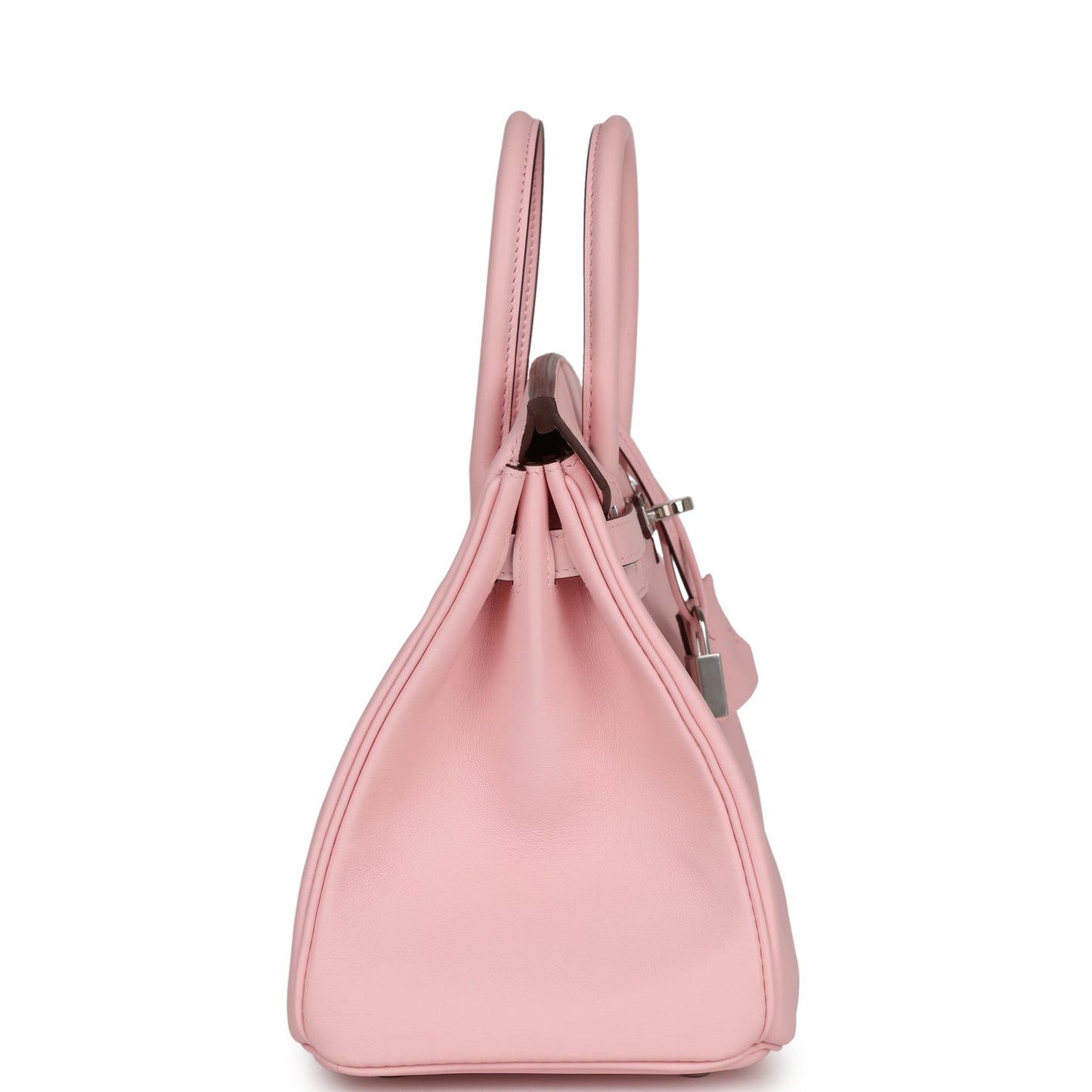 Luxury Hermes Birkin 25 Rose Sakura Swift Palladium Hardware