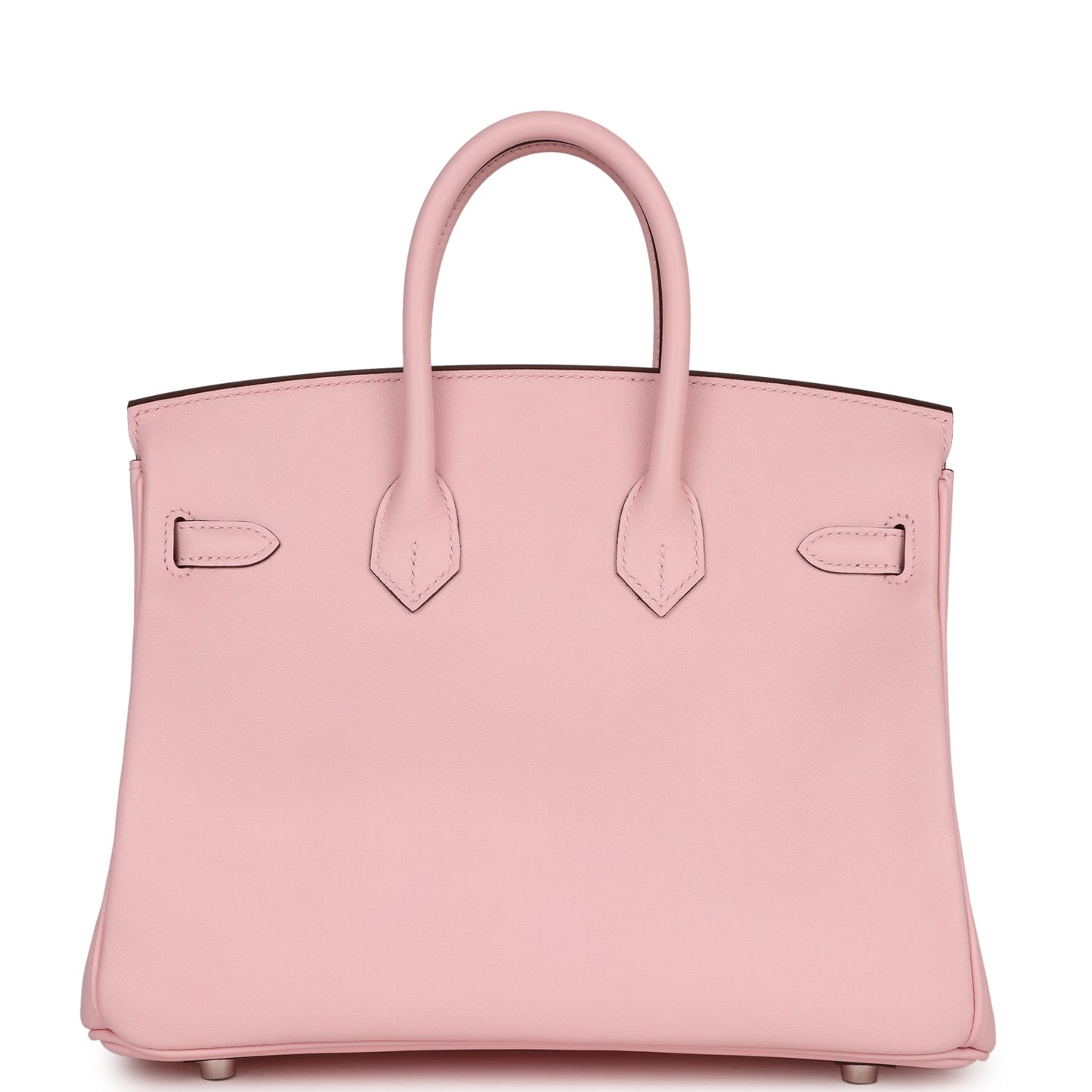 Luxury Hermes Birkin 25 Rose Sakura Swift Palladium Hardware