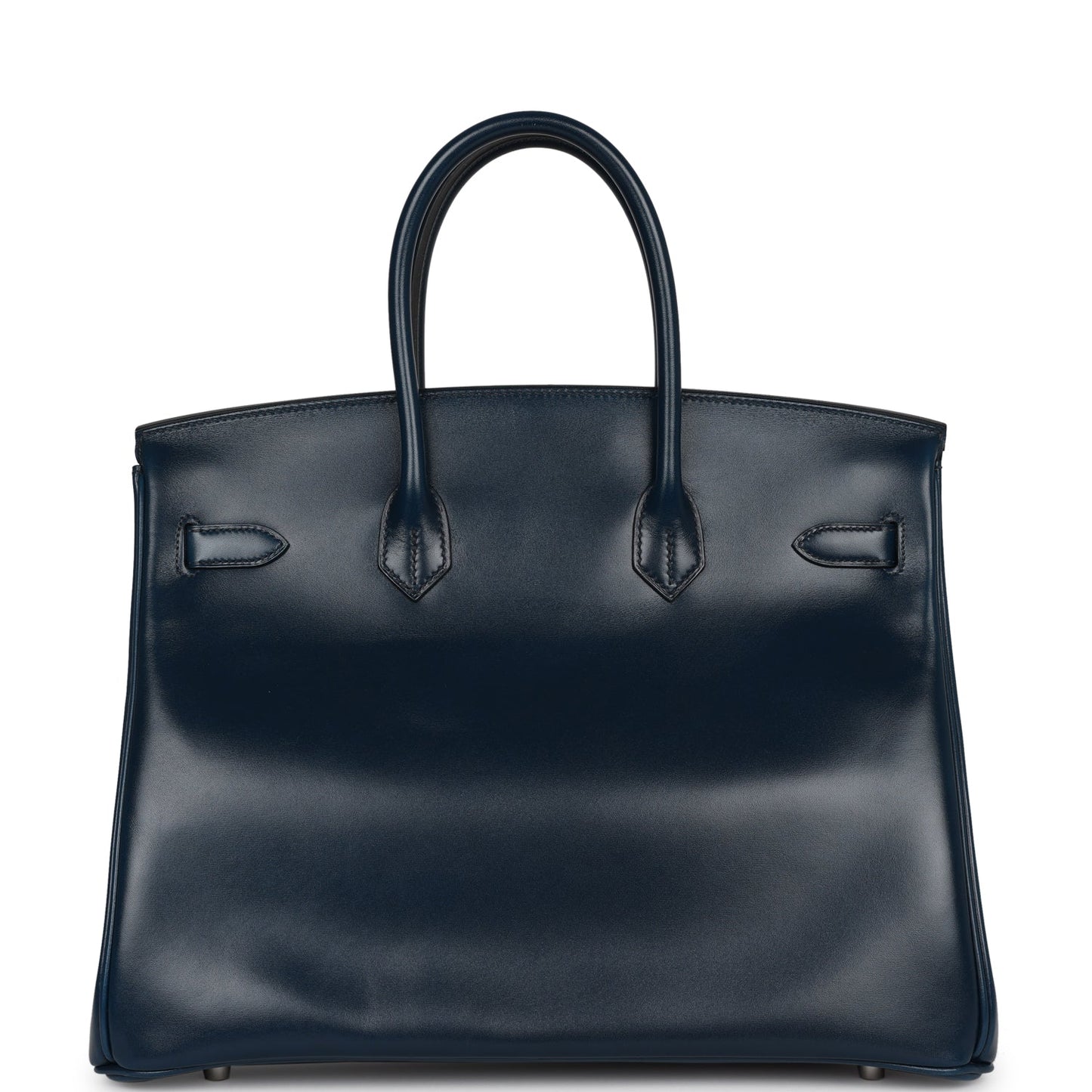 Top Quality Luxury Hermes Birkin 35 Bleu De Prusse Box Calf Guilloché Palladium Hardware