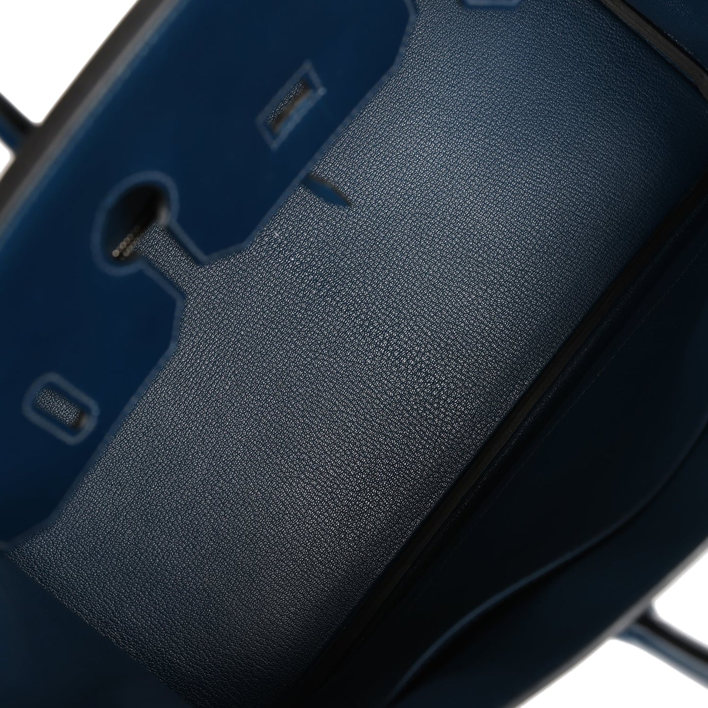 Top Quality Luxury Hermes Birkin 35 Bleu De Prusse Box Calf Guilloché Palladium Hardware