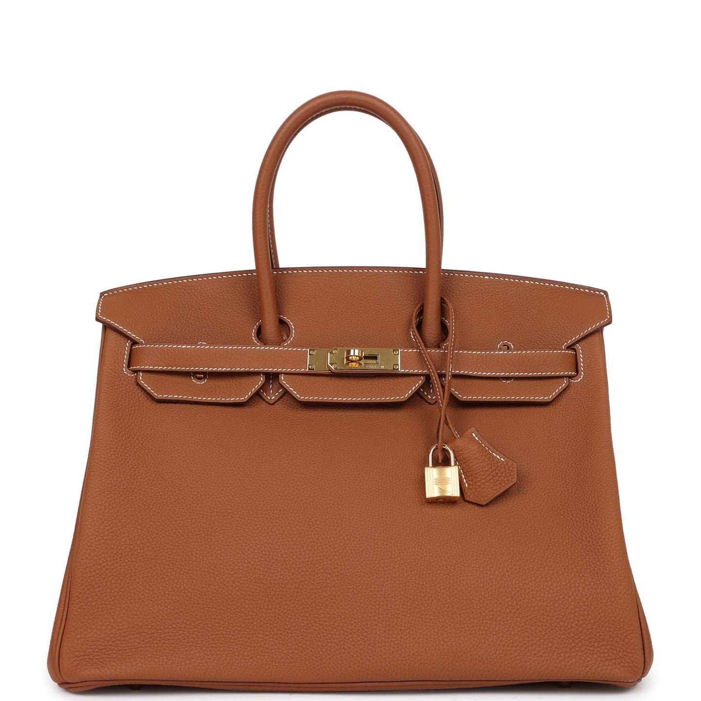 Top Quality Luxury Hermes Birkin 35 Gold Togo Gold Hardware