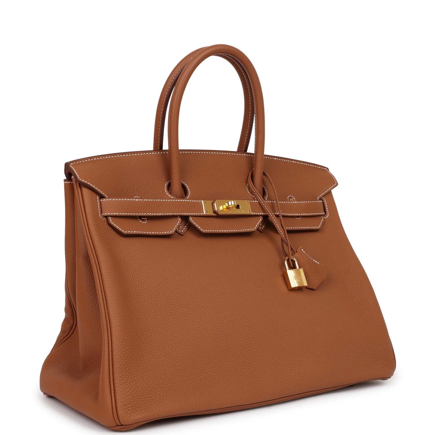 Top Quality Luxury Hermes Birkin 35 Gold Togo Gold Hardware