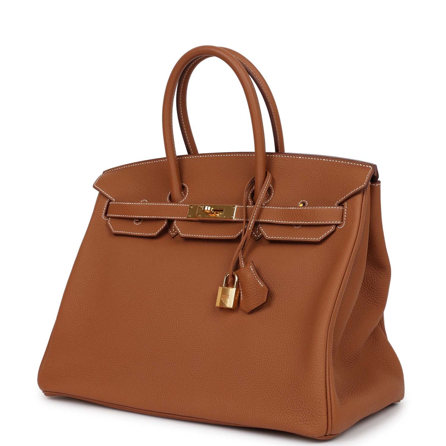 Top Quality Luxury Hermes Birkin 35 Gold Togo Gold Hardware