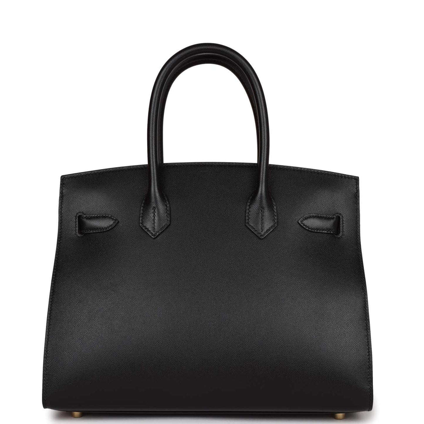 Luxury Hermes Birkin Sellier 30 Black Madame Gold Hardware