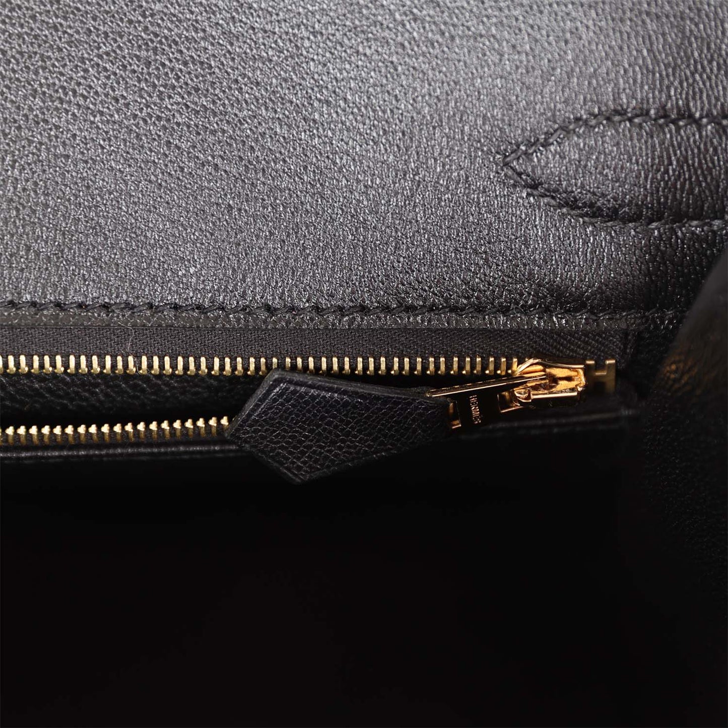 Luxury Hermes Birkin Sellier 30 Black Madame Gold Hardware