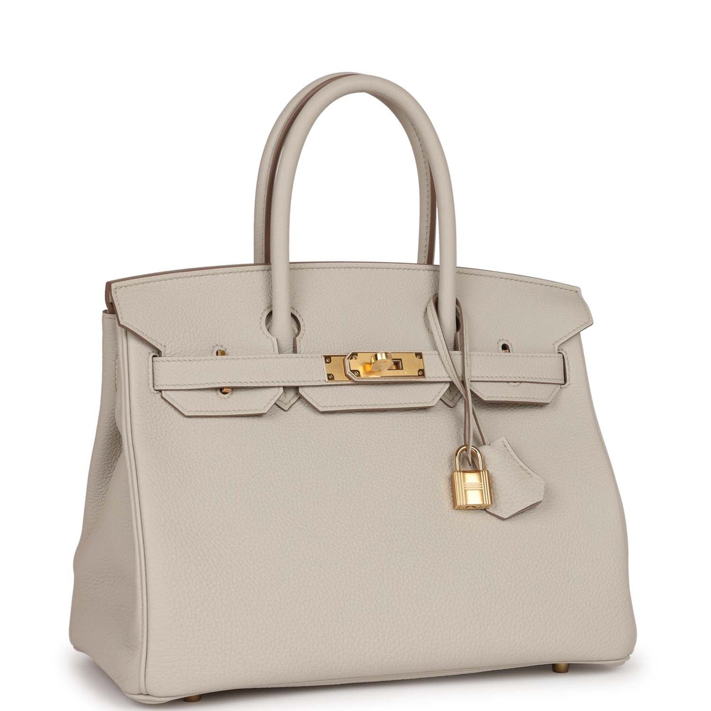 Luxury Hermes Birkin 30 Beton Togo Gold Hardware
