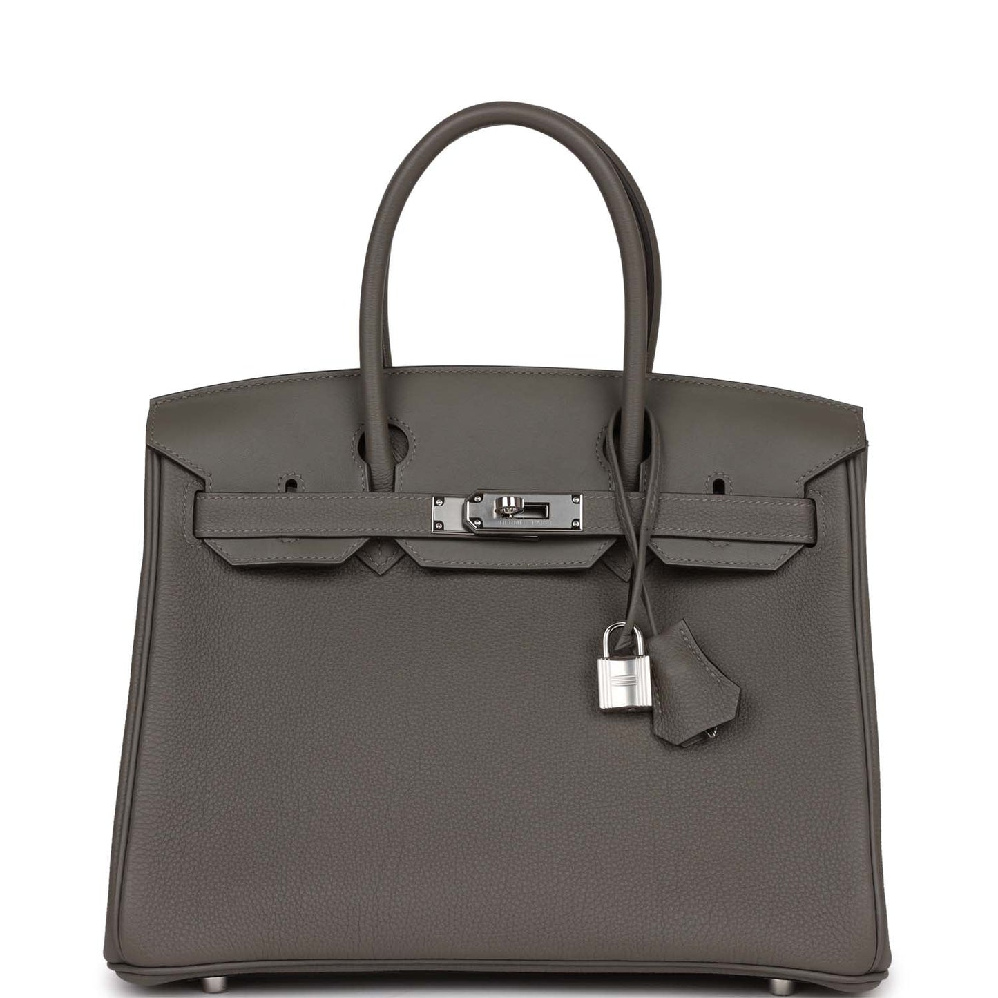 Luxury Hermes 3 En 1 Birkin 30 Gris Meyer Togo and Swift Palladium Hardware