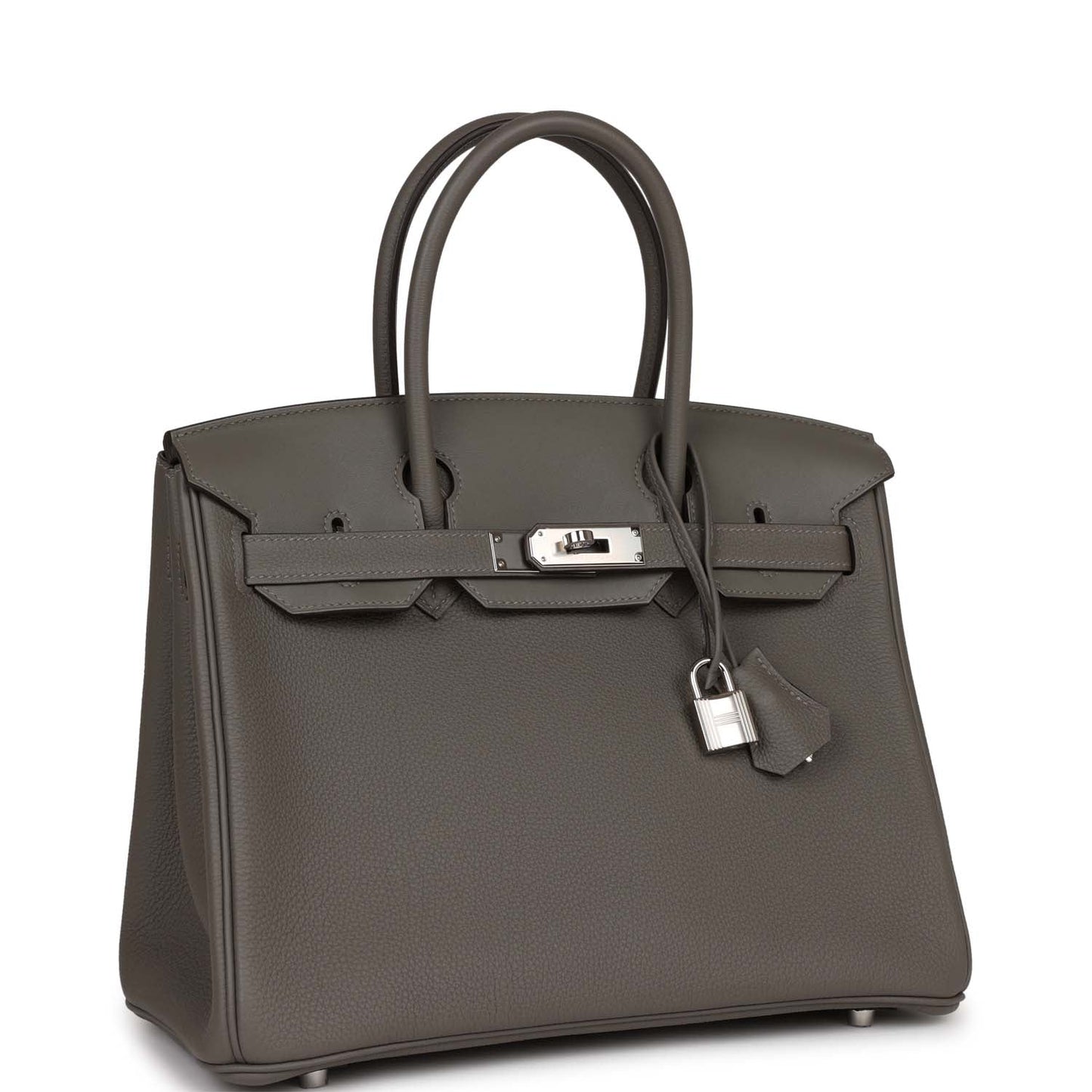 Luxury Hermes 3 En 1 Birkin 30 Gris Meyer Togo and Swift Palladium Hardware