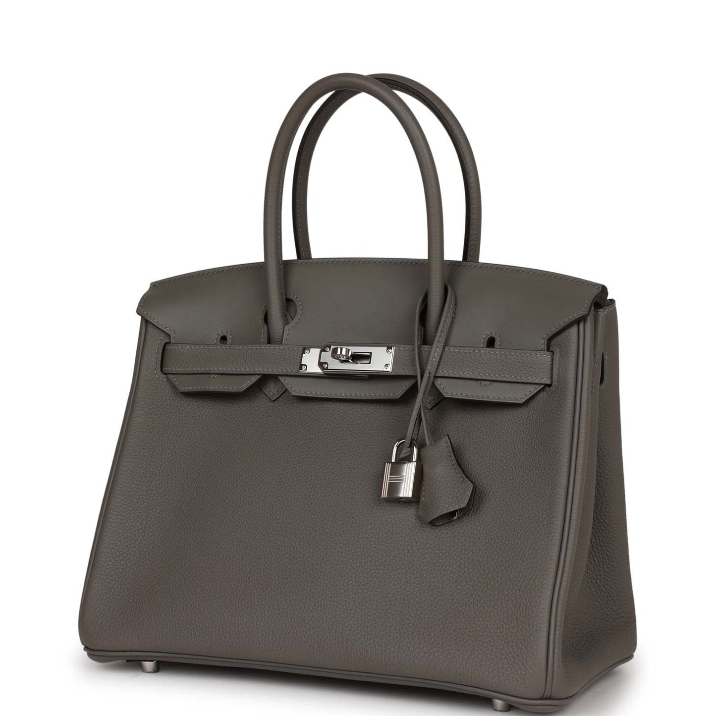 Luxury Hermes 3 En 1 Birkin 30 Gris Meyer Togo and Swift Palladium Hardware