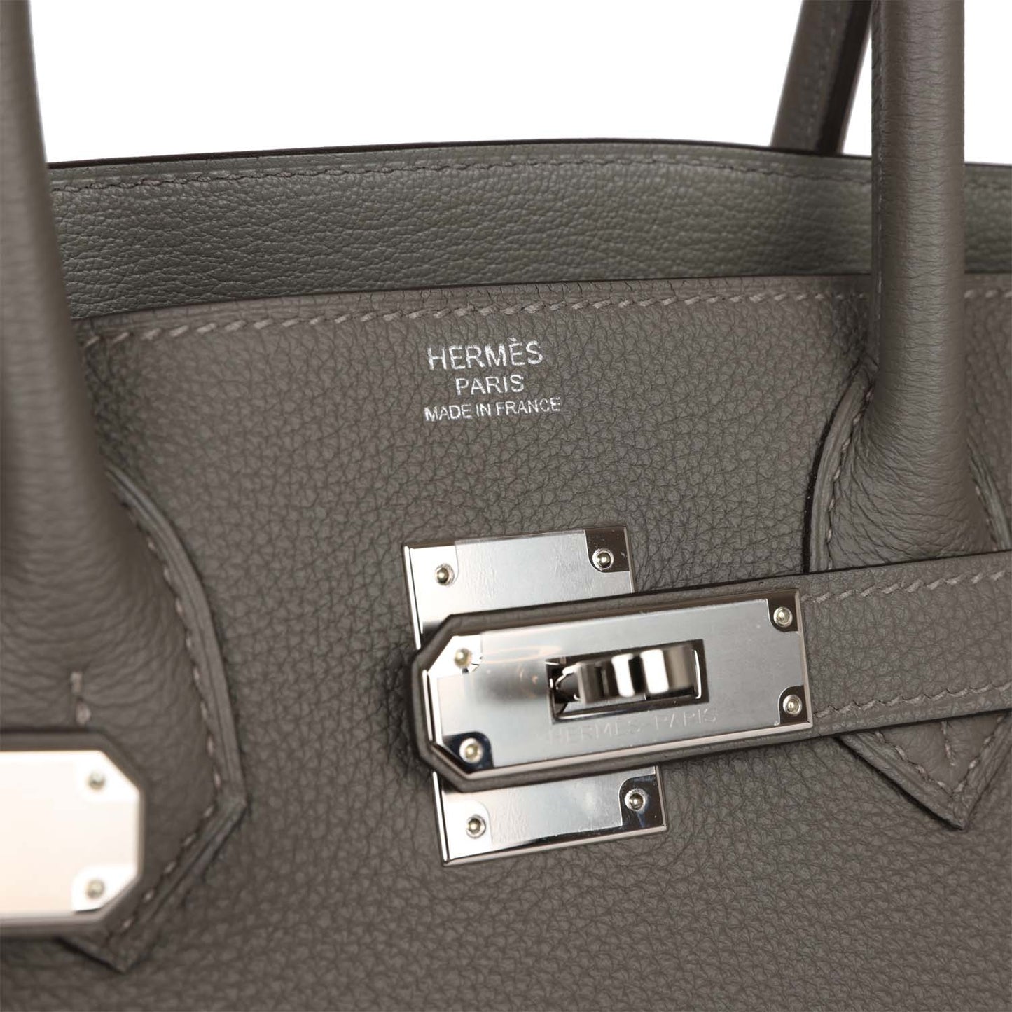 Luxury Hermes 3 En 1 Birkin 30 Gris Meyer Togo and Swift Palladium Hardware