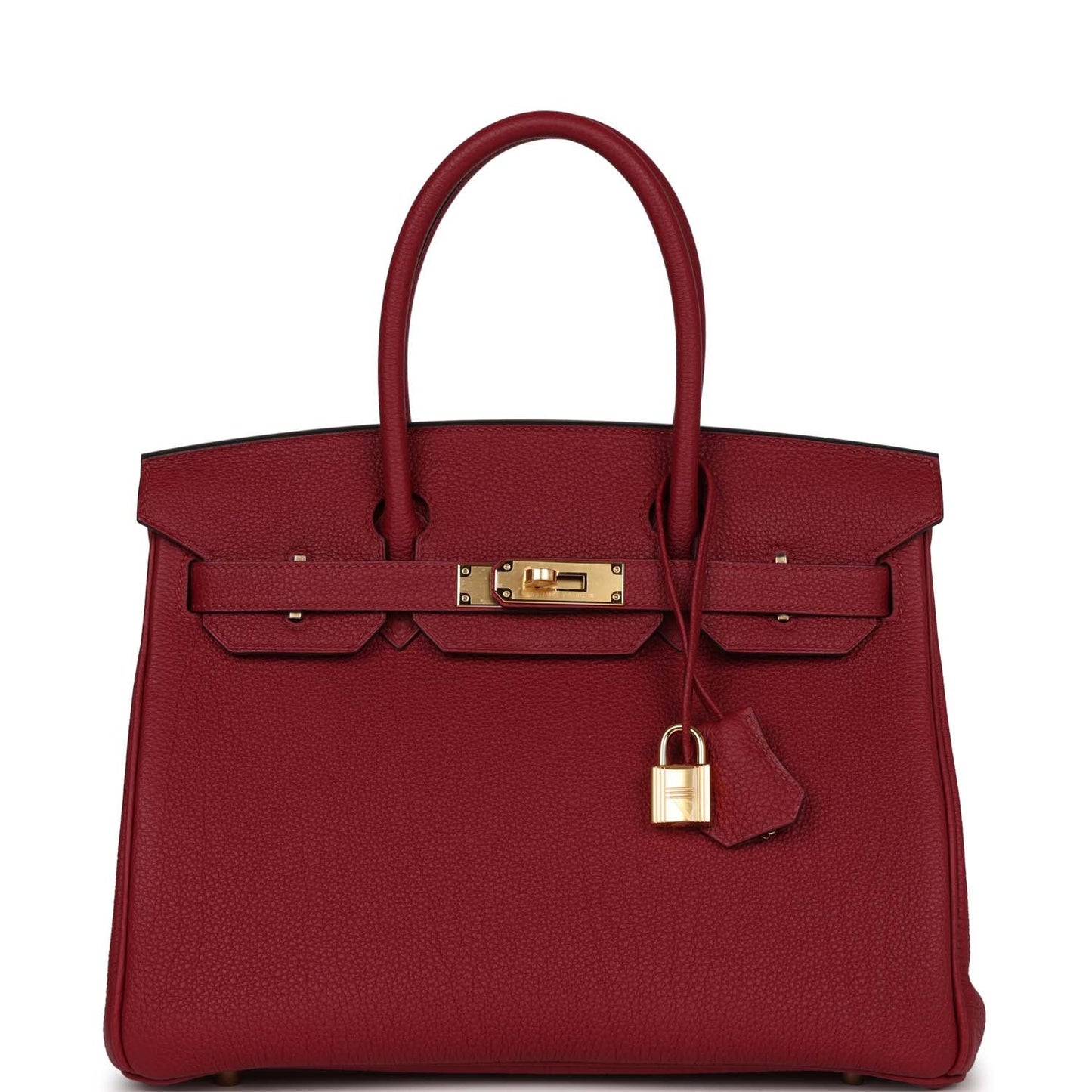 Luxury Hermes Birkin 30 Rouge Grenat Togo Gold Hardware