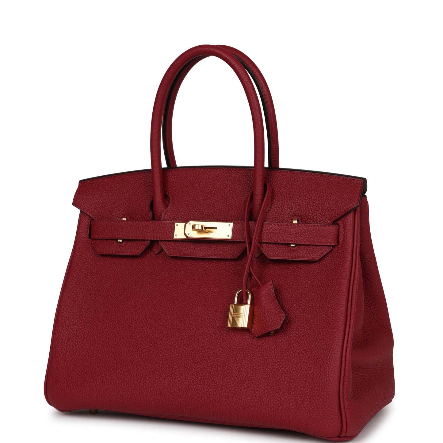 Luxury Hermes Birkin 30 Rouge Grenat Togo Gold Hardware