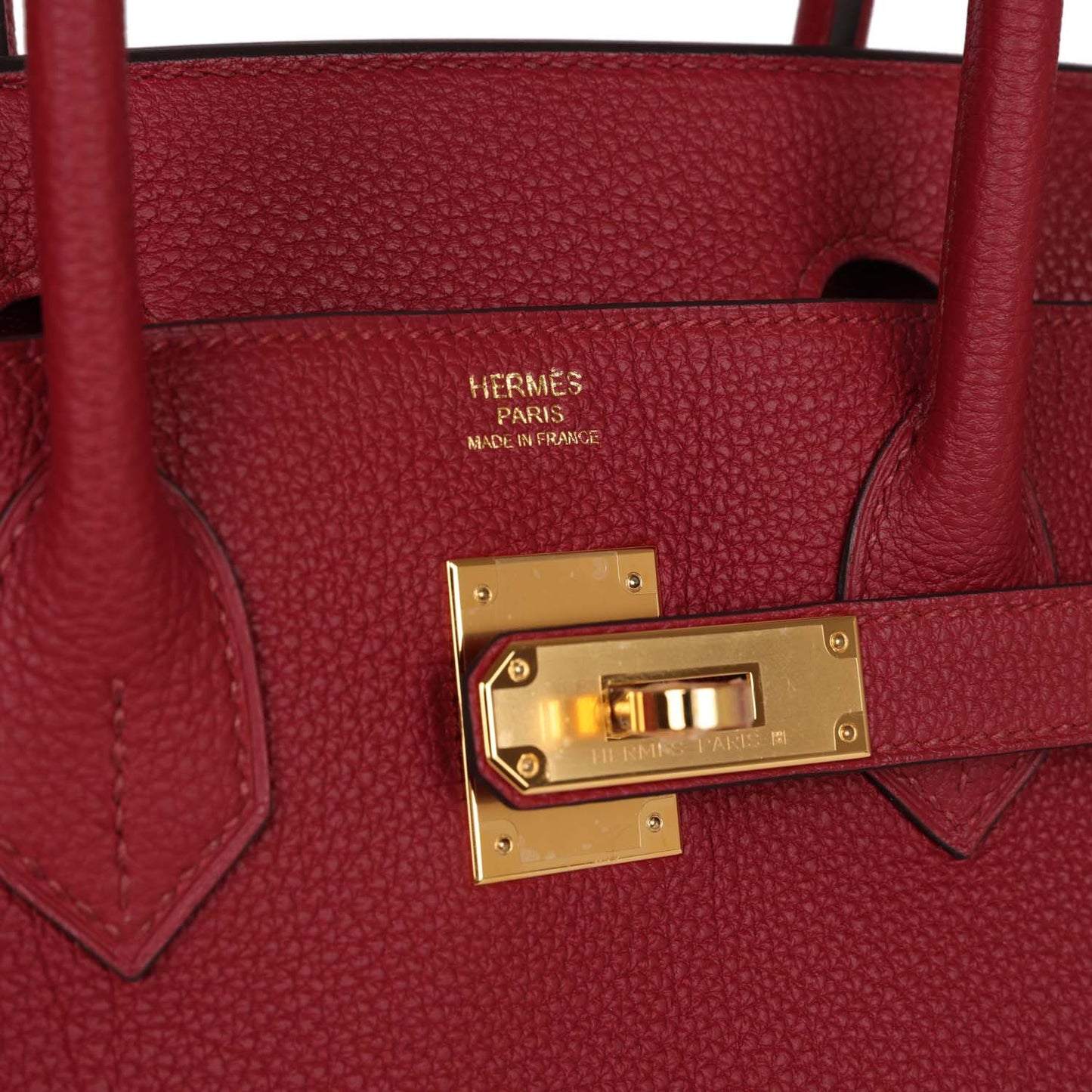 Luxury Hermes Birkin 30 Rouge Grenat Togo Gold Hardware