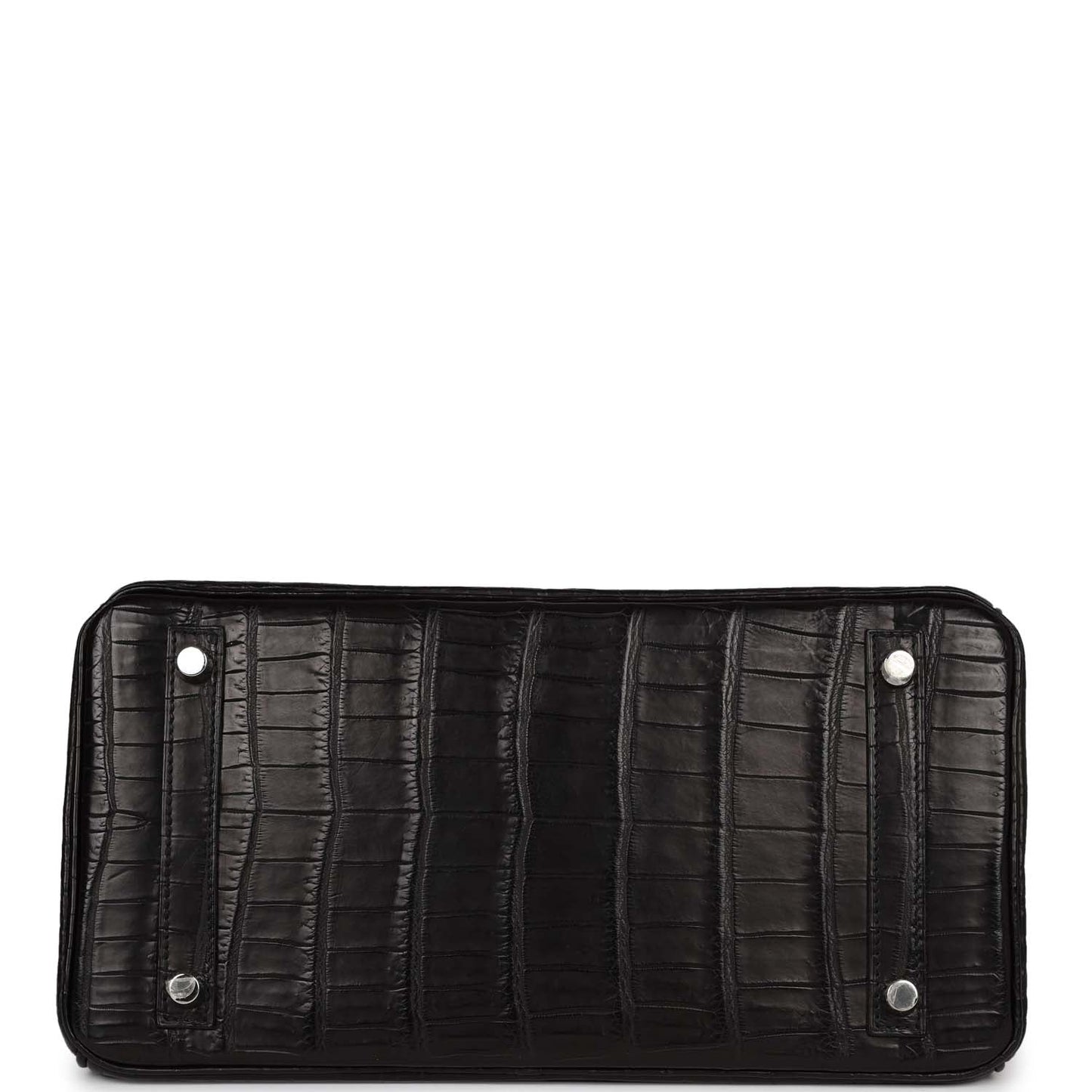 Top Quality Luxury Hermes Birkin 30cm Black Matte Niloticus Crocodile Palladium Hardware