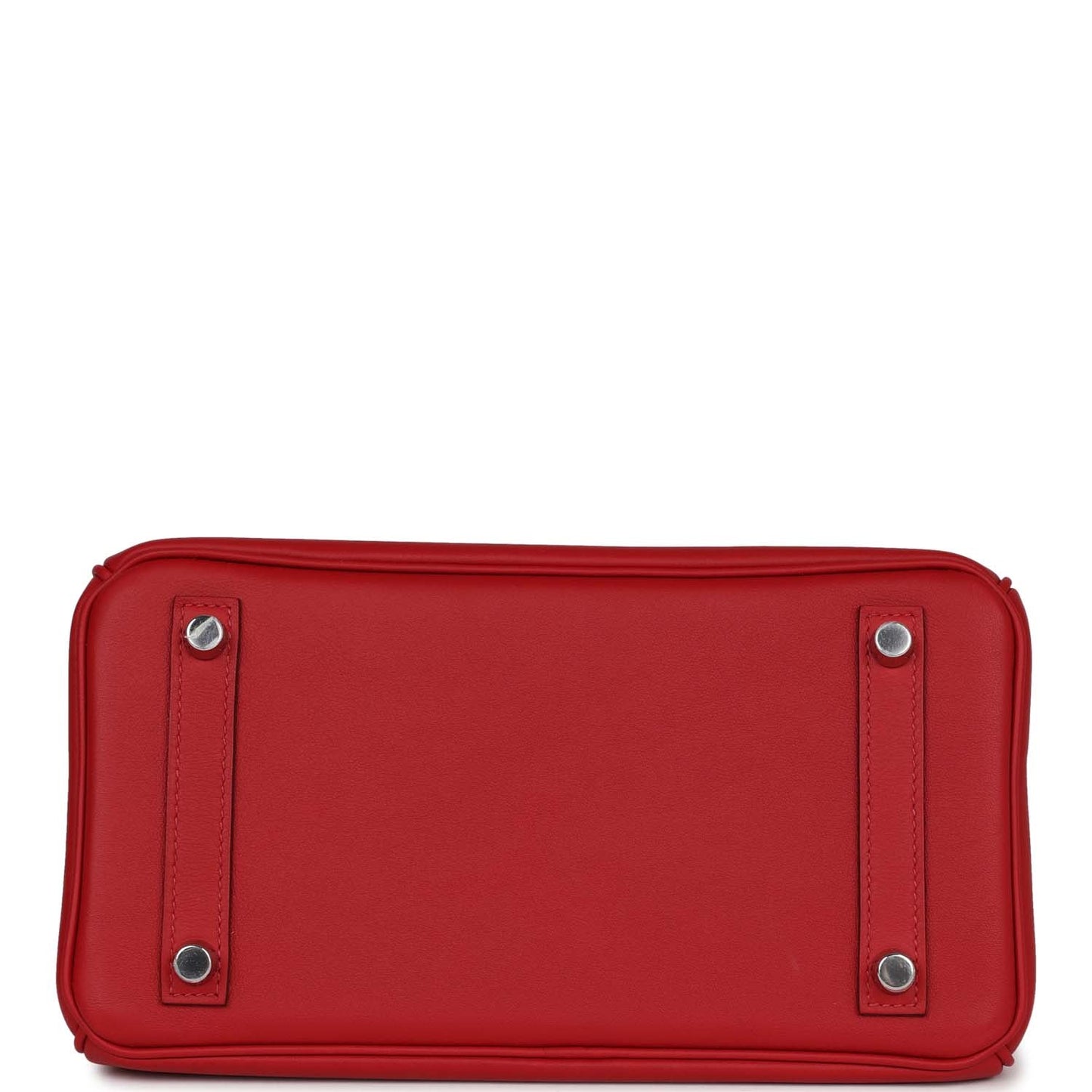 Luxury Hermes Birkin 25 Rouge Piment Swift Palladium Hardware