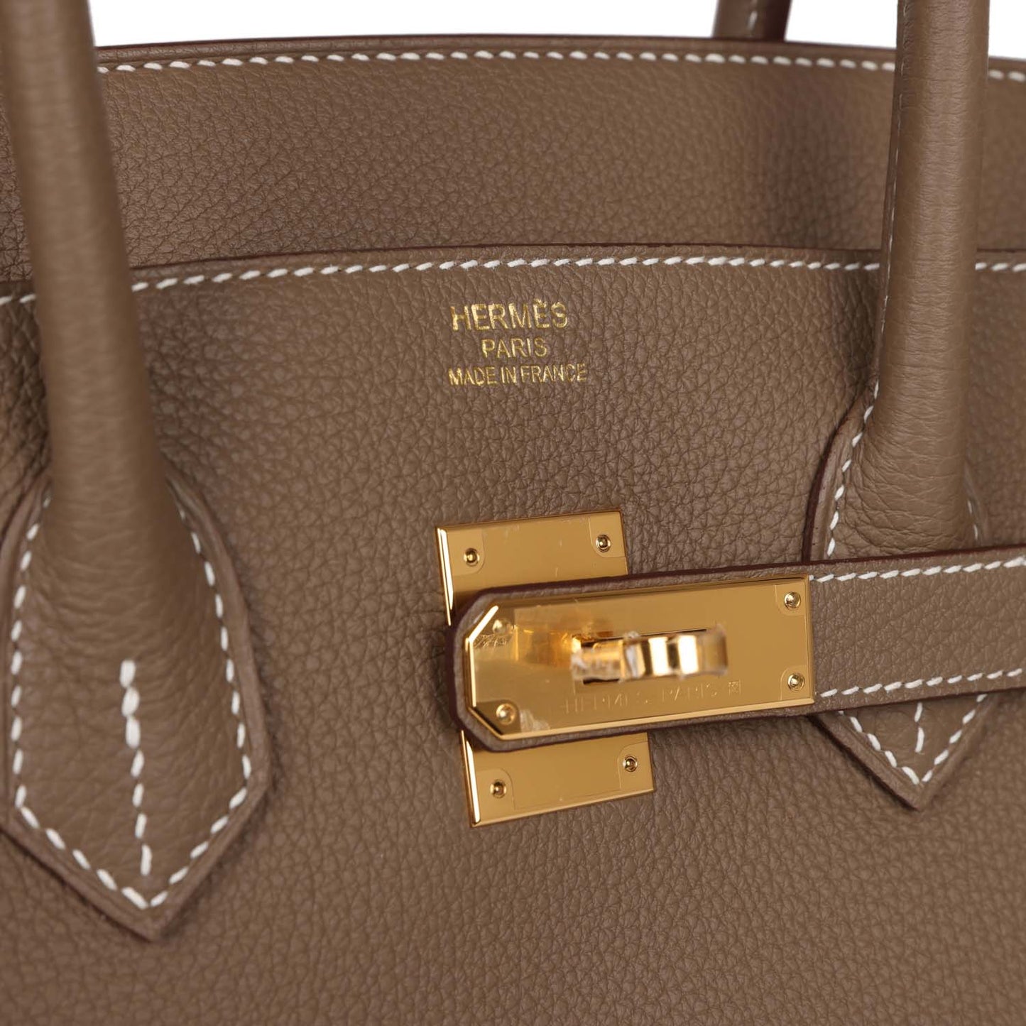 Luxury Hermes Birkin 35 Etoupe Togo Gold Hardware