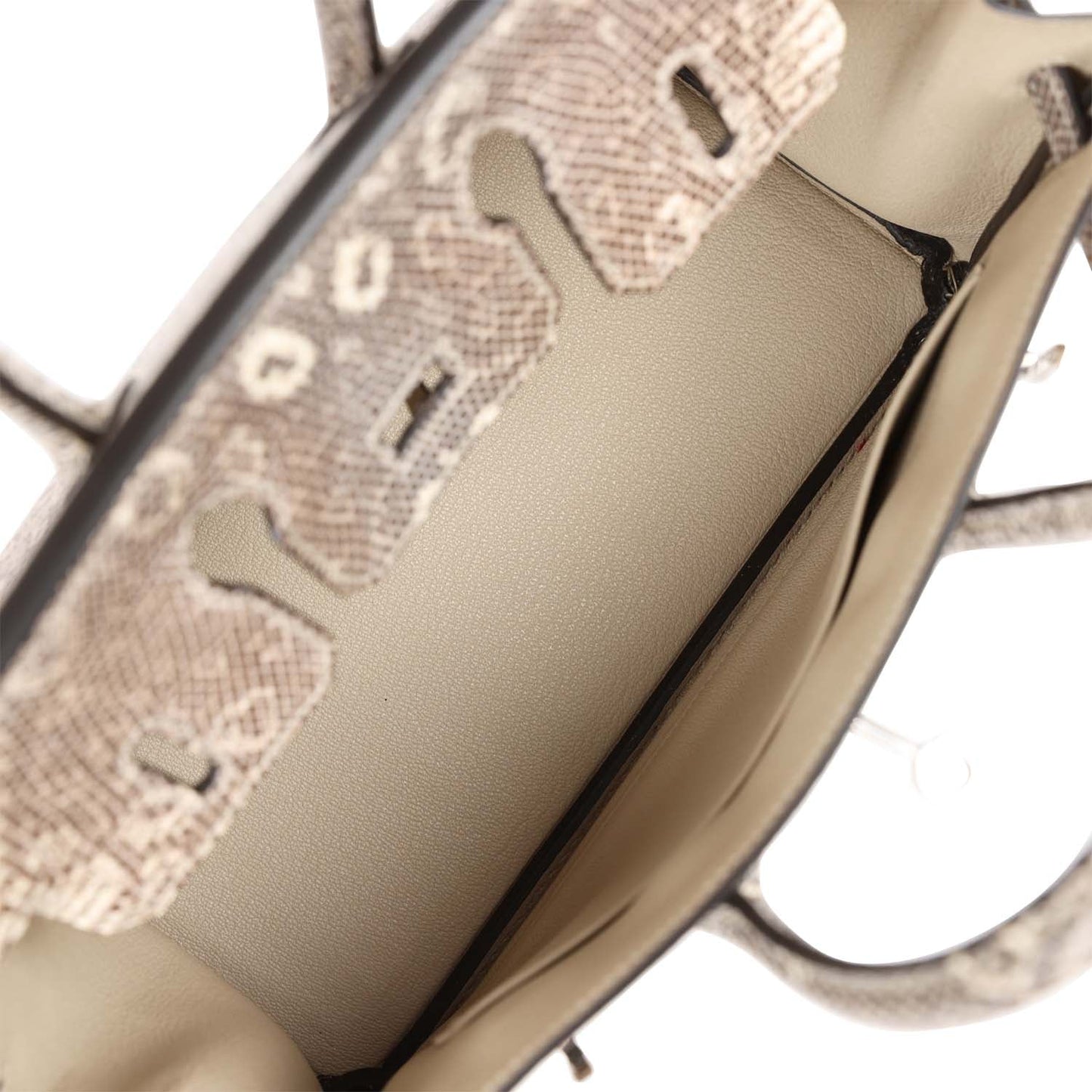 Luxury Hermes Birkin 25 Ombre Shiny Salvator Lizard Palladium Hardware