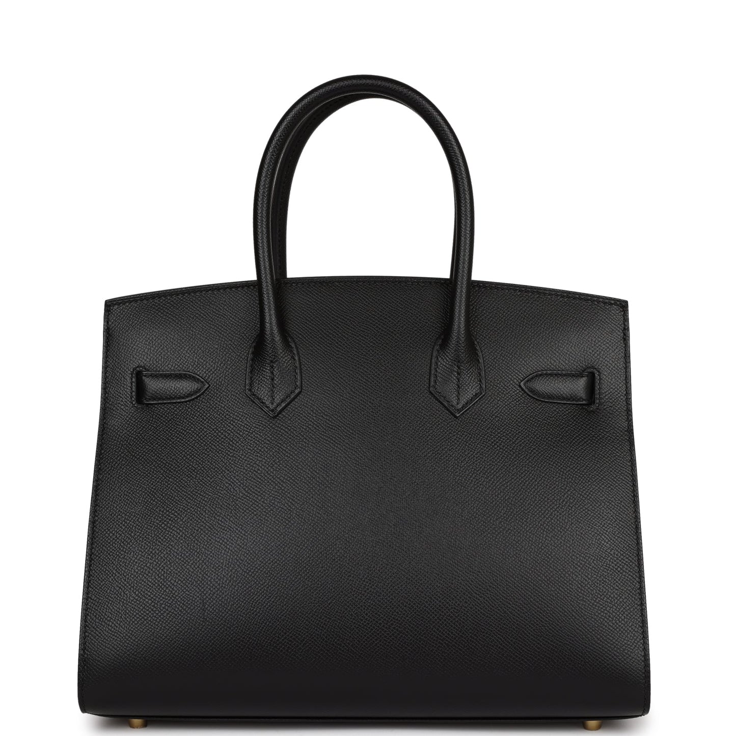 Luxury Hermes Birkin Sellier 30 Black Epsom Gold Hardware