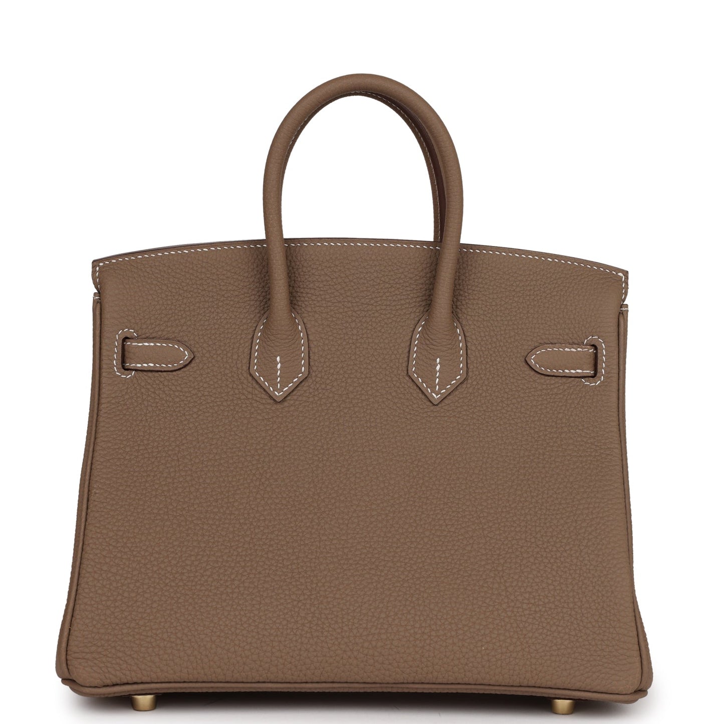 Luxury Hermes Birkin 25 Etoupe Togo Gold Hardware