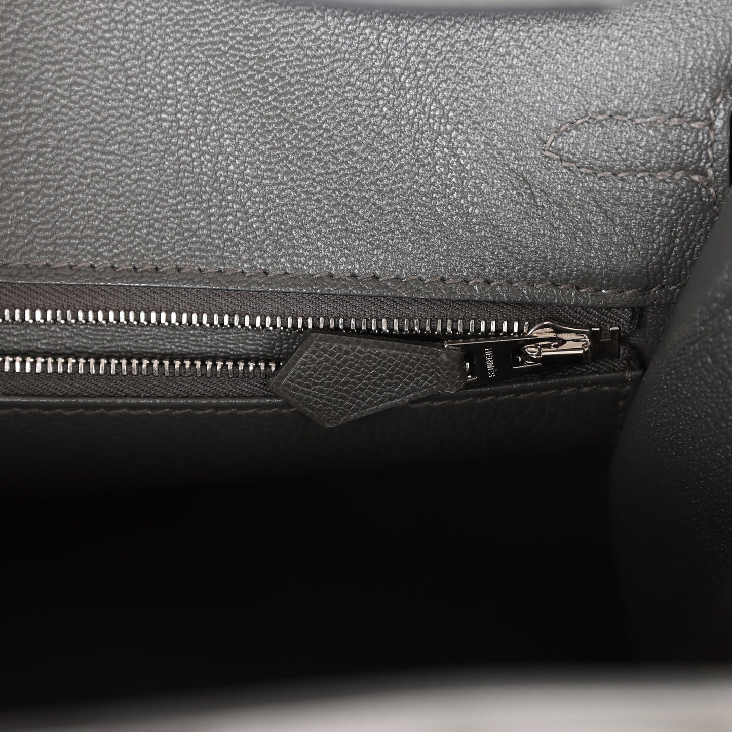 Luxury Hermes Birkin Sellier 25 Gris Meyer Madame Palladium Hardware