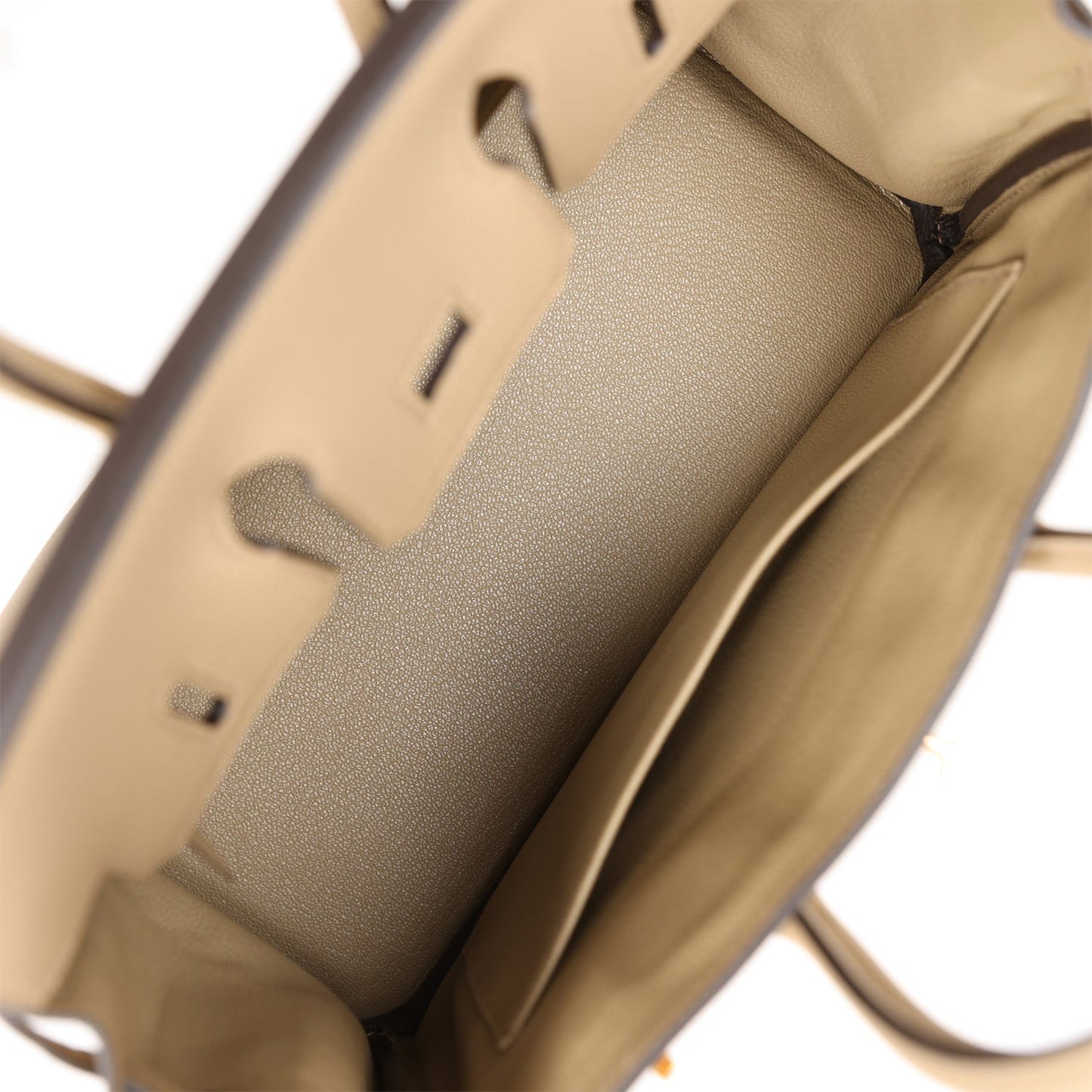 Luxury Hermes Birkin 25 Beige Marfa Togo Gold Hardware