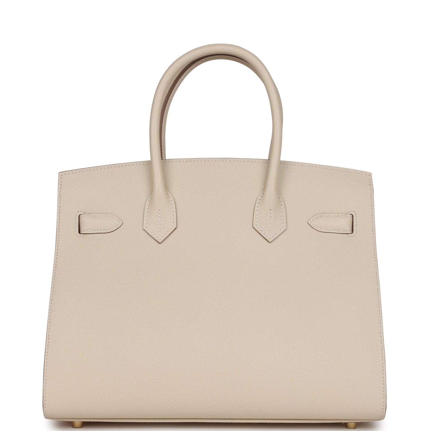Luxury Hermes Birkin Sellier 30 Craie Epsom Gold Hardware