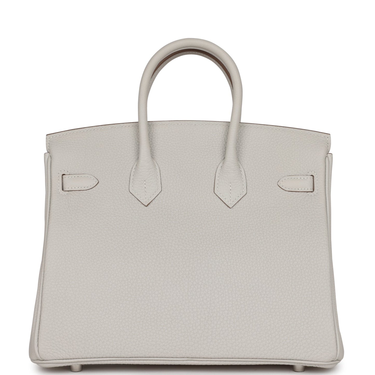 Luxury Hermes Birkin 25 Gris Pale Togo Palladium Hardware