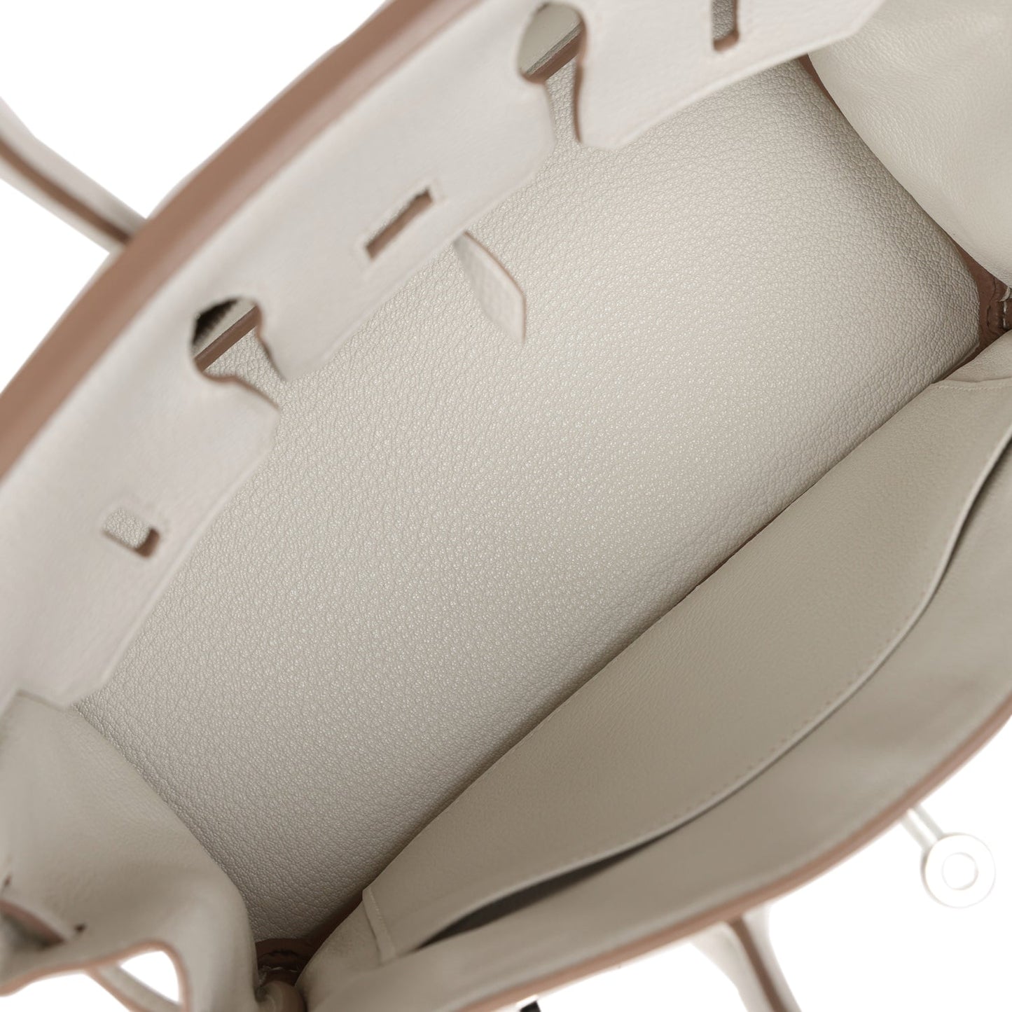 Luxury Hermes Birkin 25 Gris Pale Togo Palladium Hardware