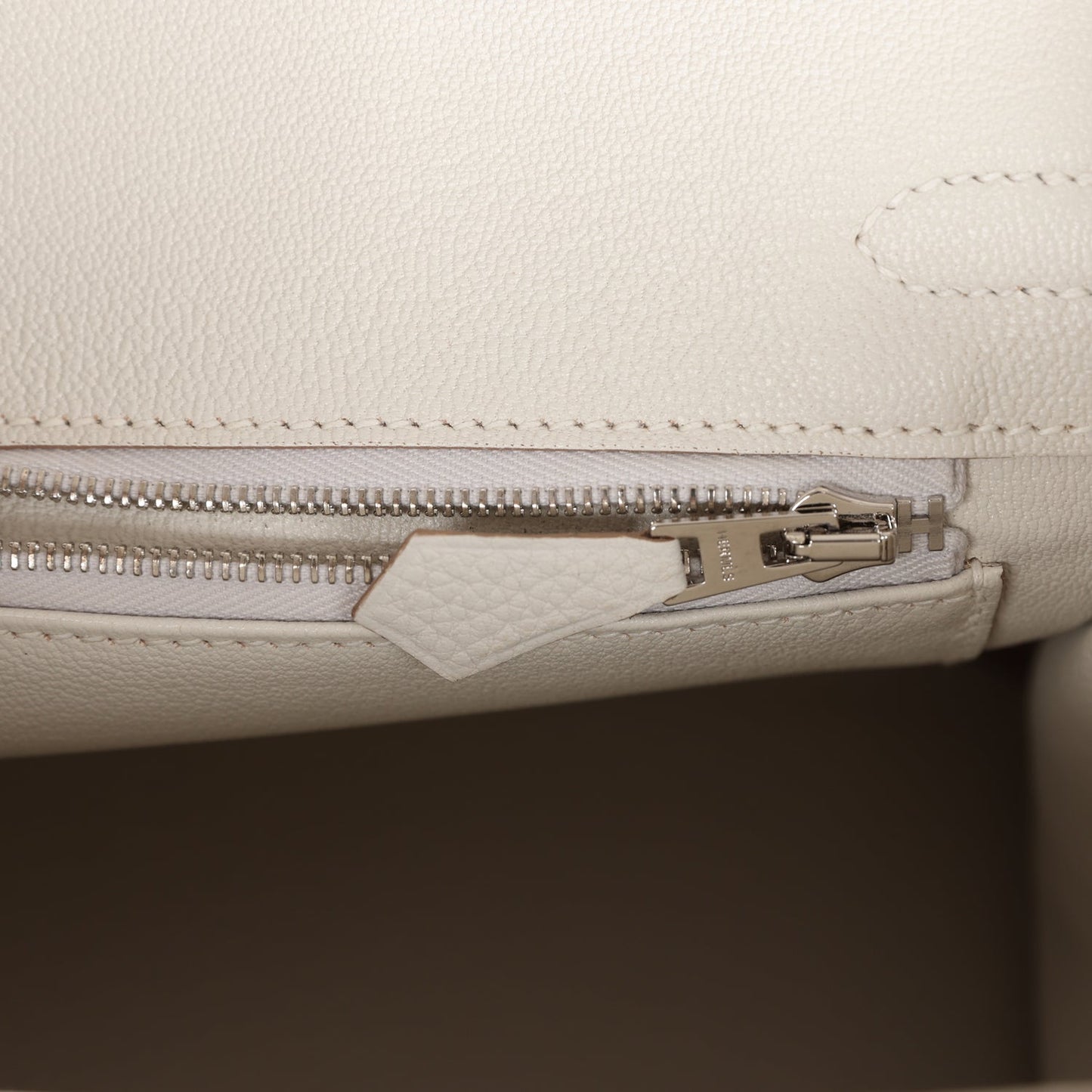 Luxury Hermes Birkin 25 Gris Pale Togo Palladium Hardware